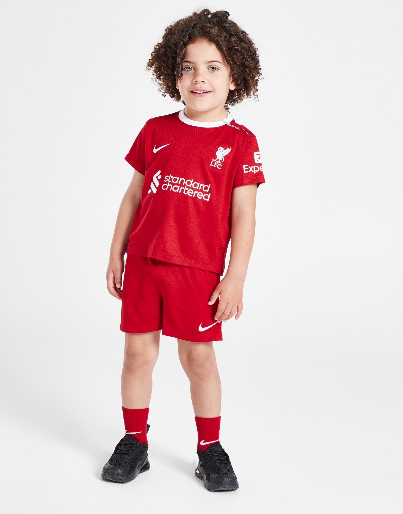 Red Nike Liverpool FC 2023/24 Home Kit Infant | JD Sports UK