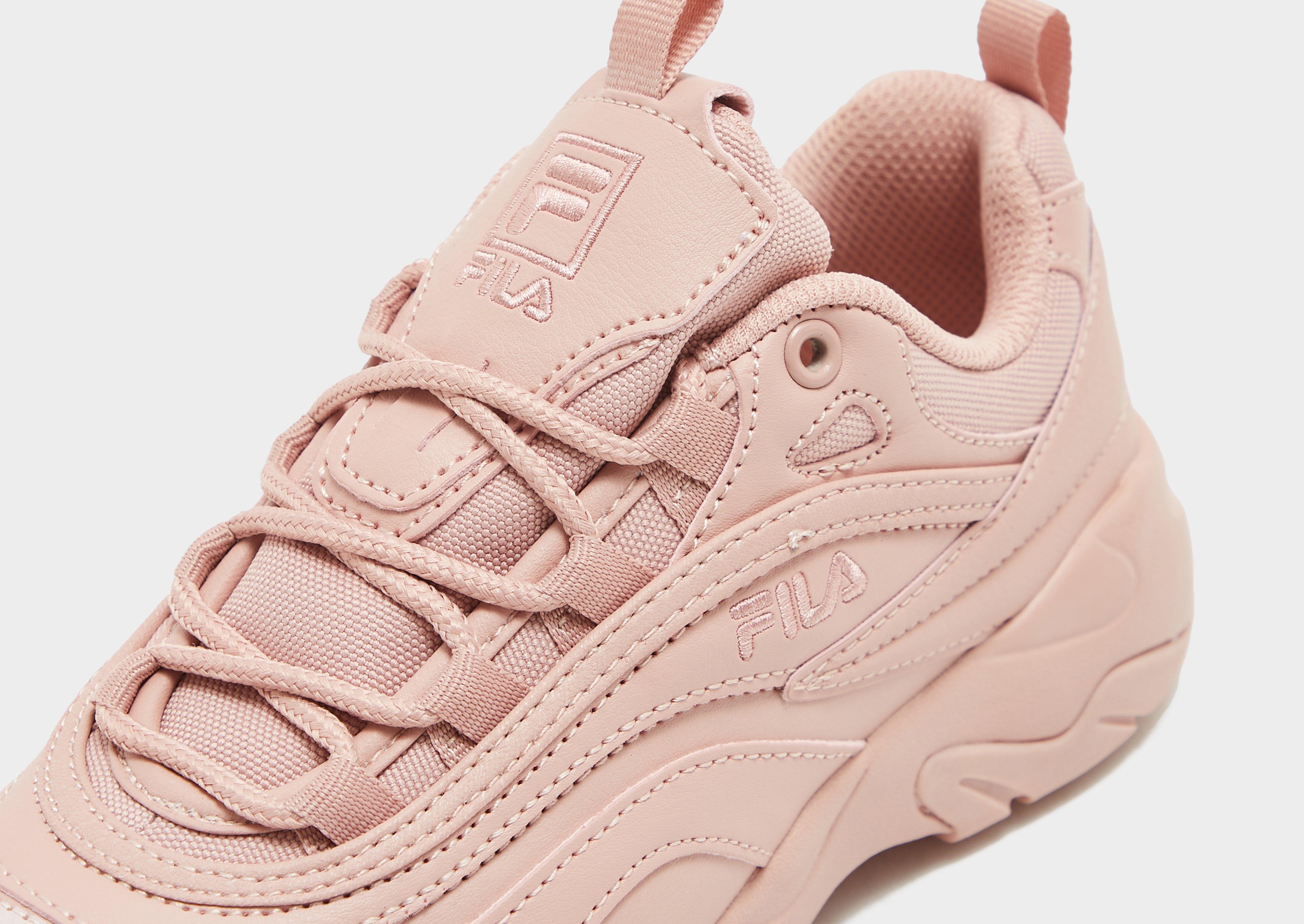 Pink kids fila on sale