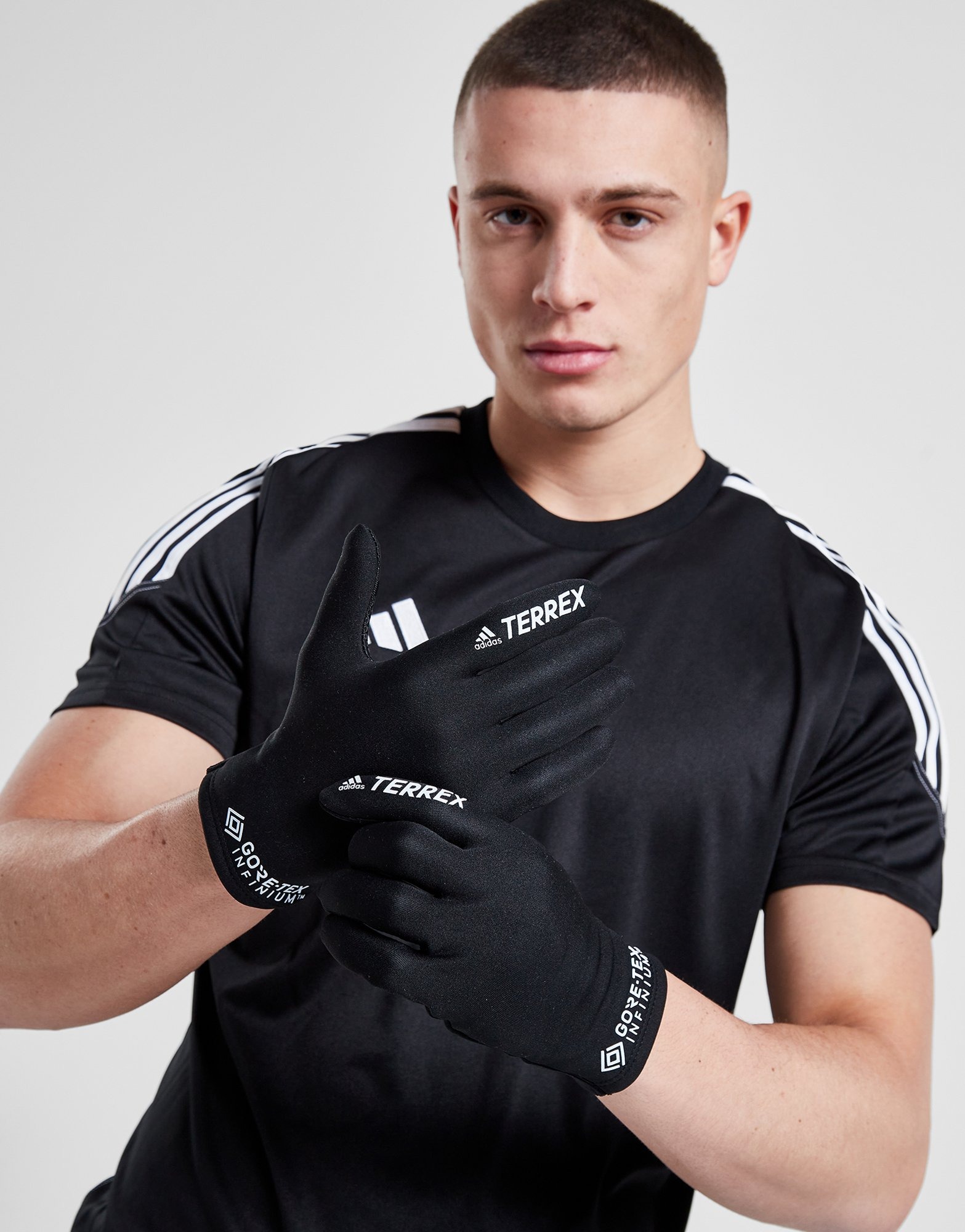 Black adidas Terrex GORE-TEX INFINIUM Gloves - JD Sports Ireland