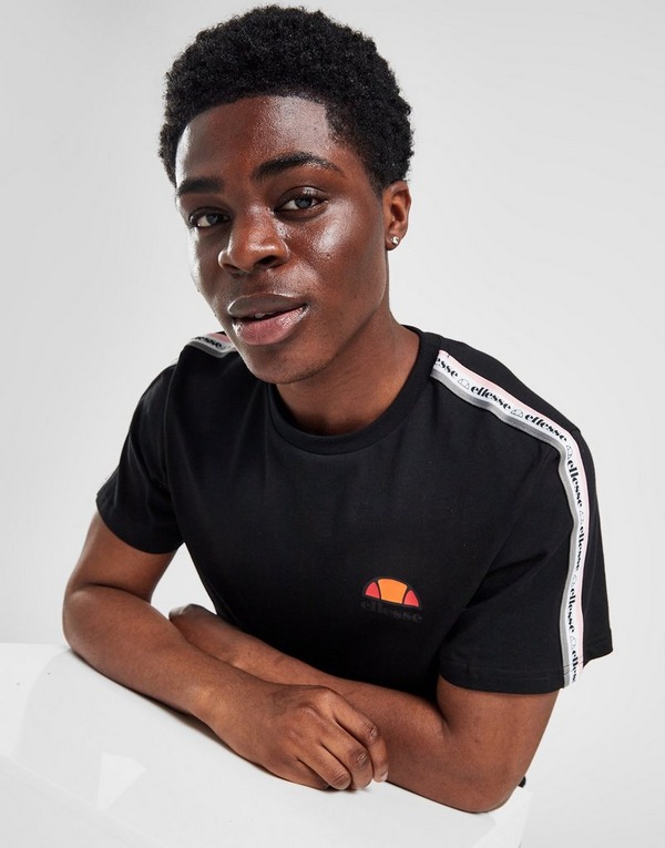 Subjectief Oproepen Aanleg Black Ellesse Piquainto Tape T-Shirt | JD Sports UK