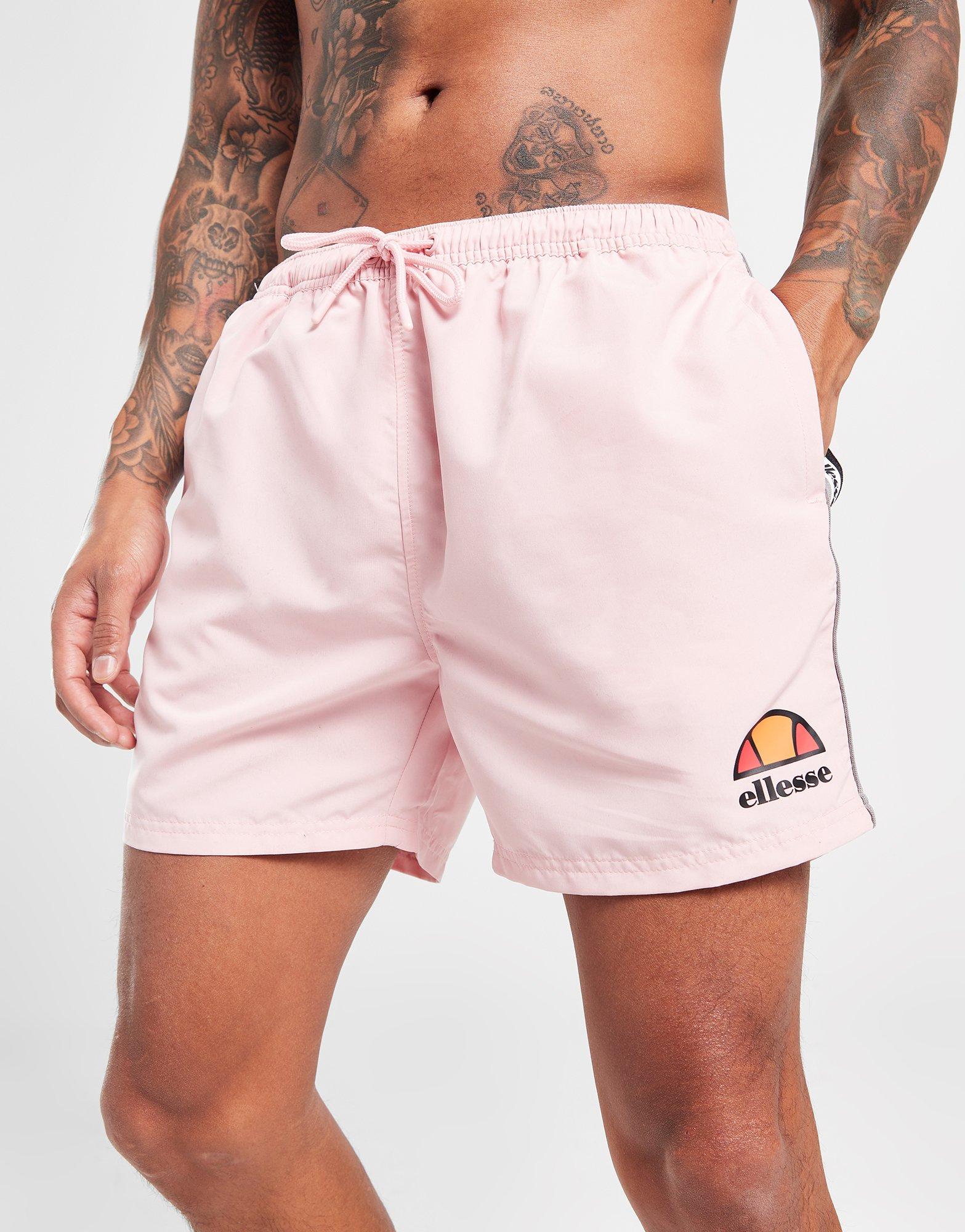 Ellesse Short de bain Haine Tape Homme Rose JD Sports France