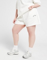 Pink Soda Sport Plus Size Krome Fleece Shorts Damen