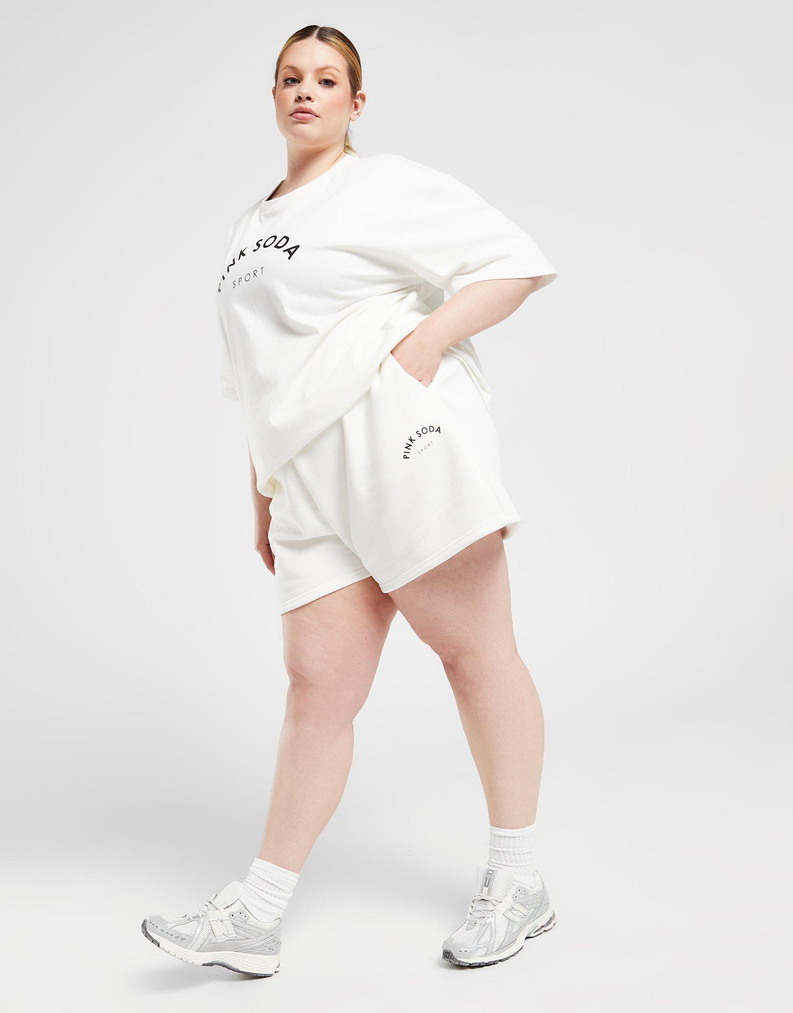 Pink Soda Sport Plus Size Krome Fleece Shorts