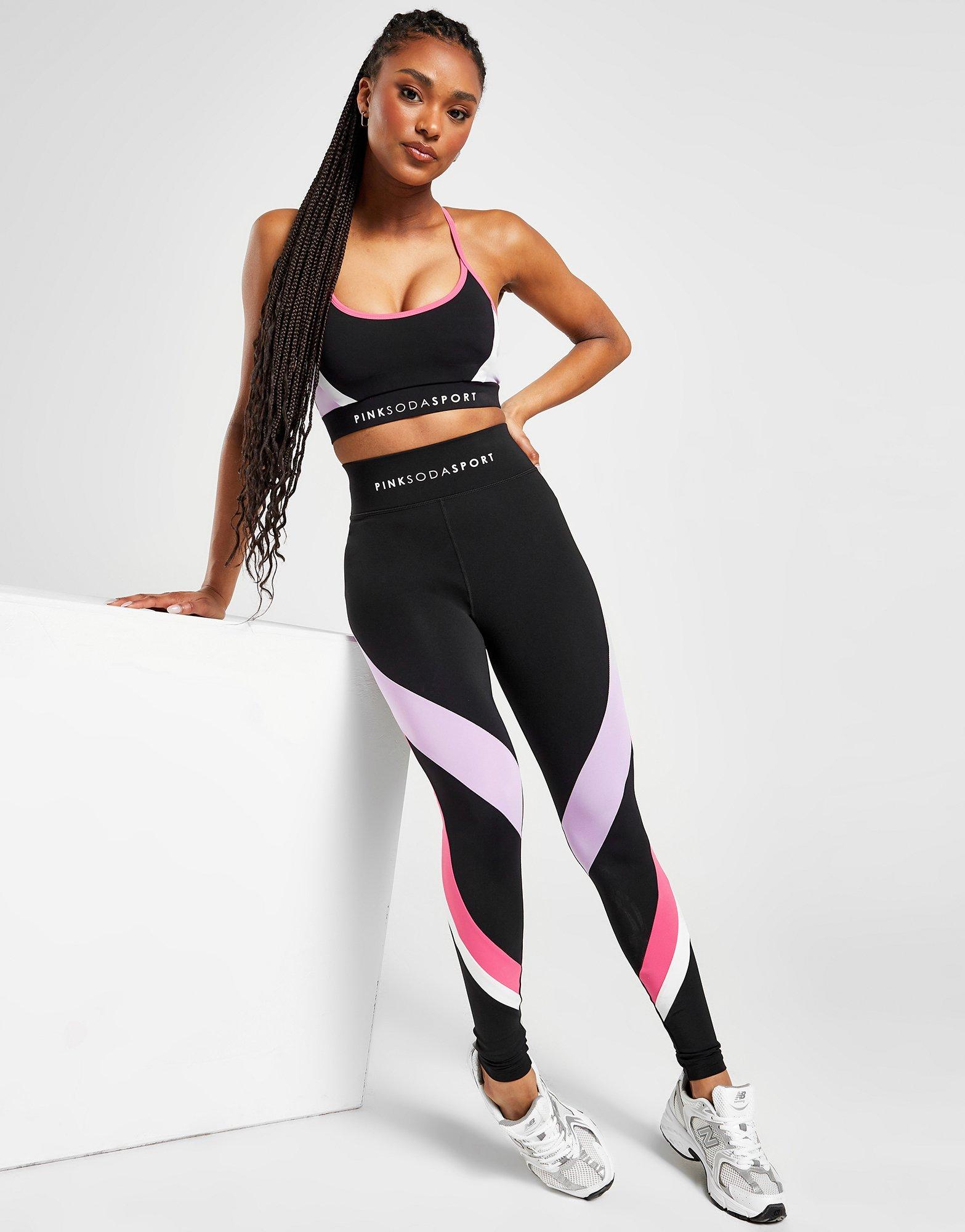 Pink Soda Sport Paradise Colour Block Tights