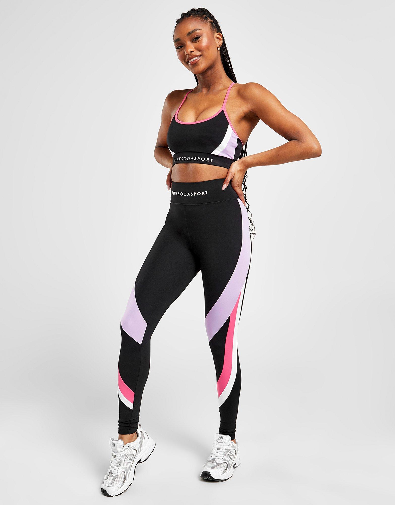 Pink Soda Sport Paradise Colour Block Tights