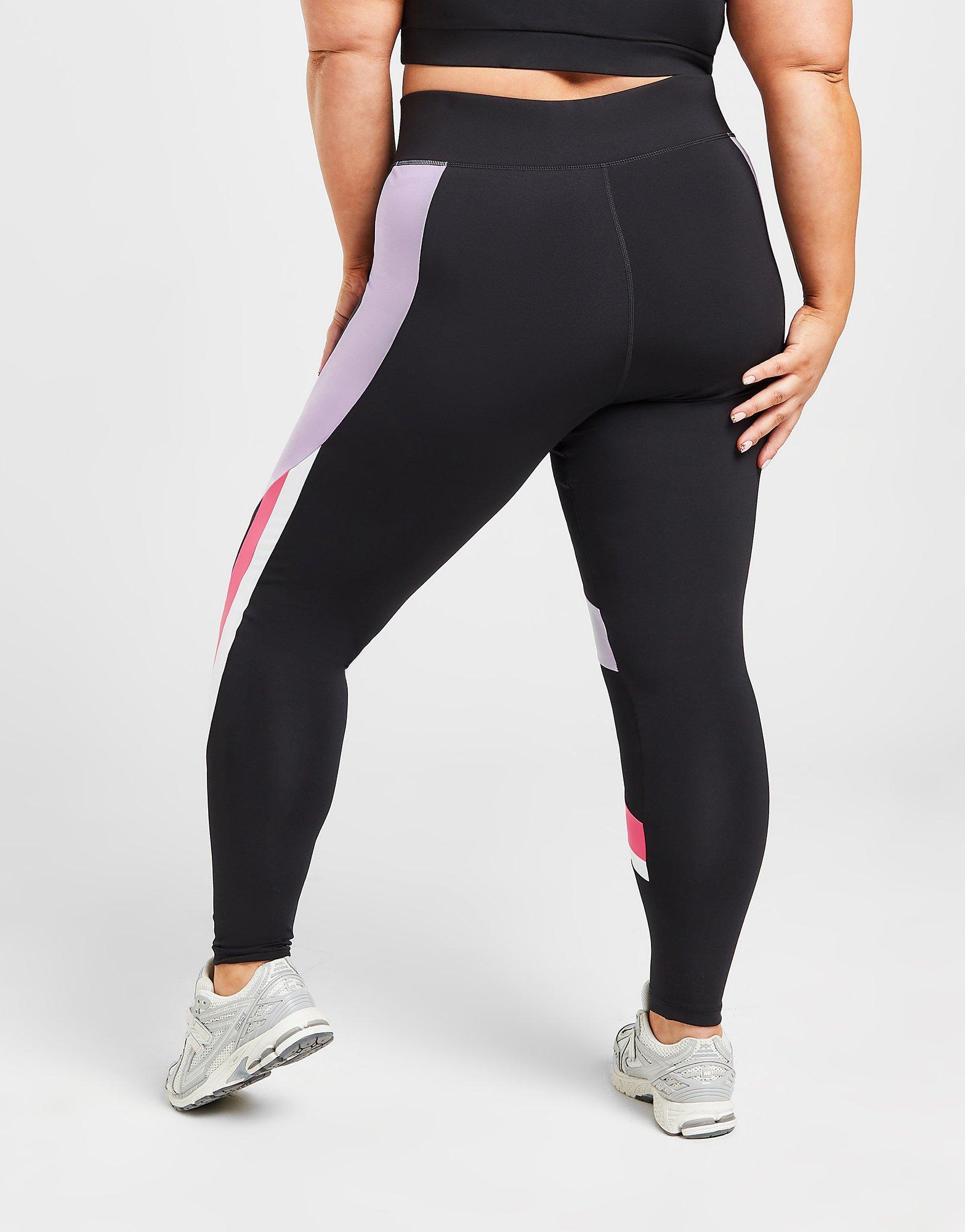 Pink Soda Sport Plus Size Paradise Colour Block Tights