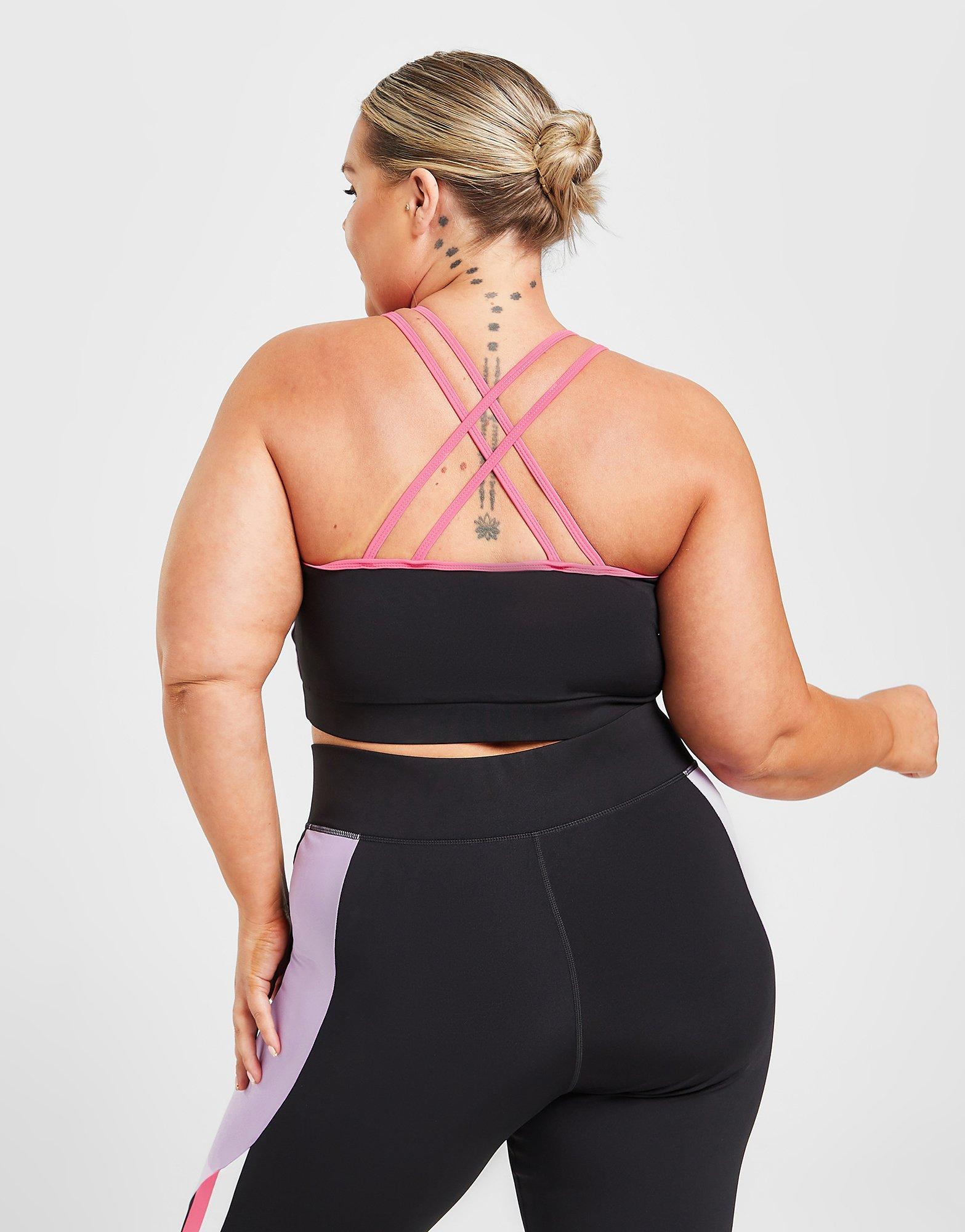 Pink Soda Sport Plus Size Paradise Colour Block Sports Bra