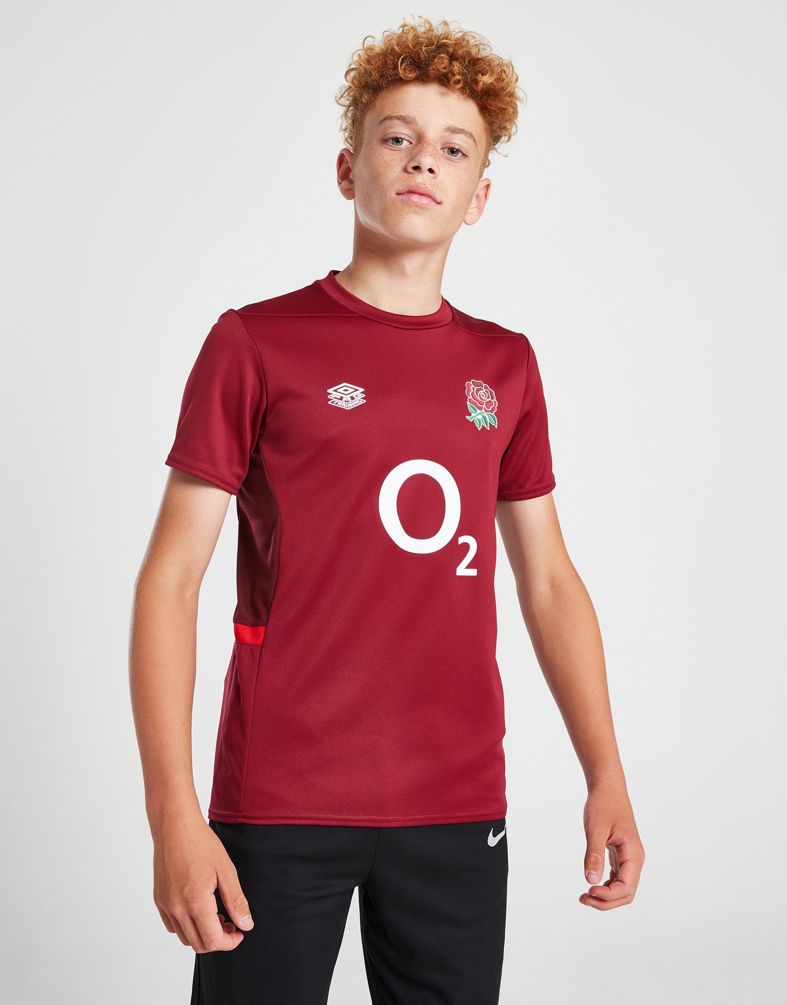 Red Umbro England RFU Gym T-Shirt Junior | JD Sports UK