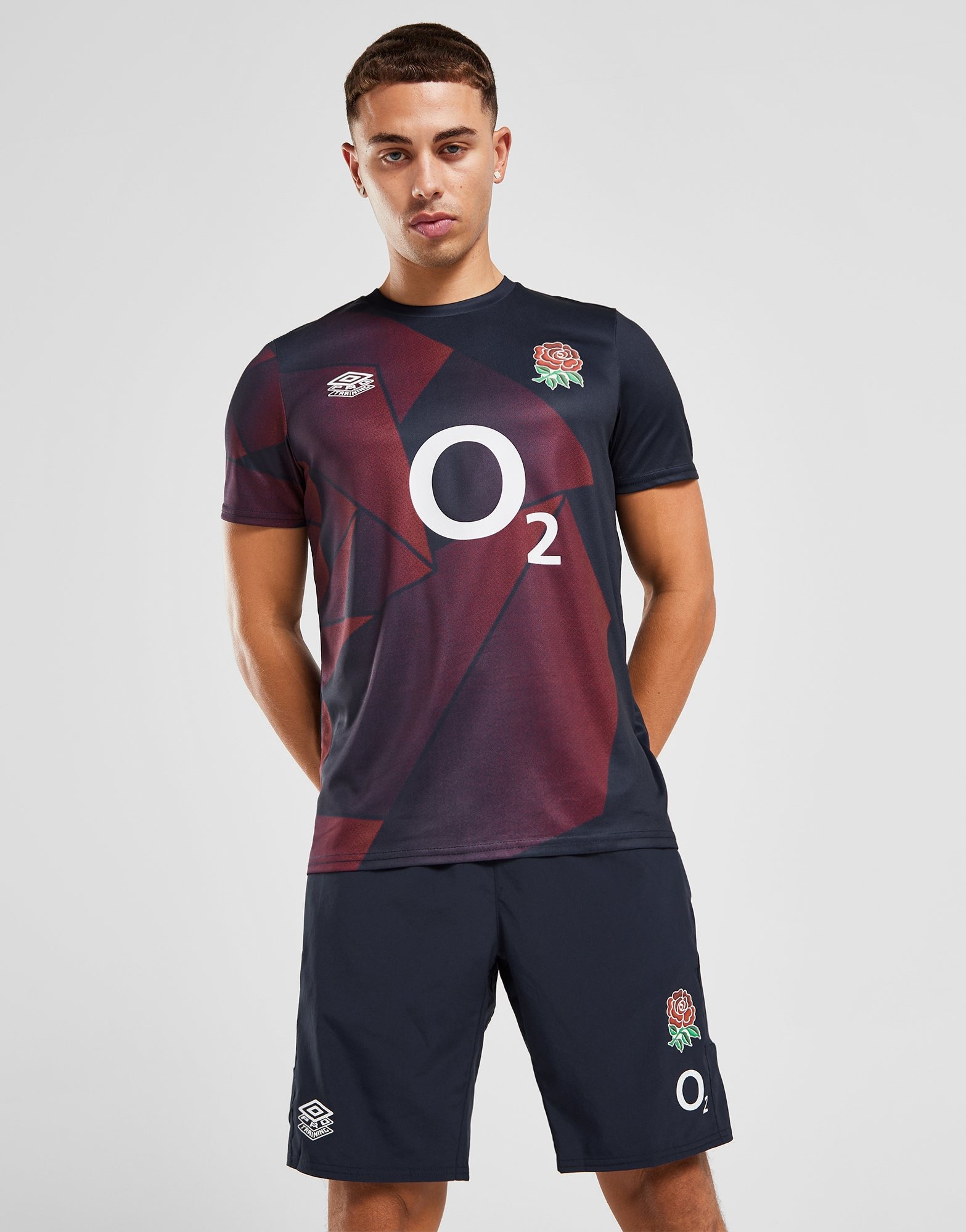 Navy Umbro England RFU Gym Shorts JD Sports