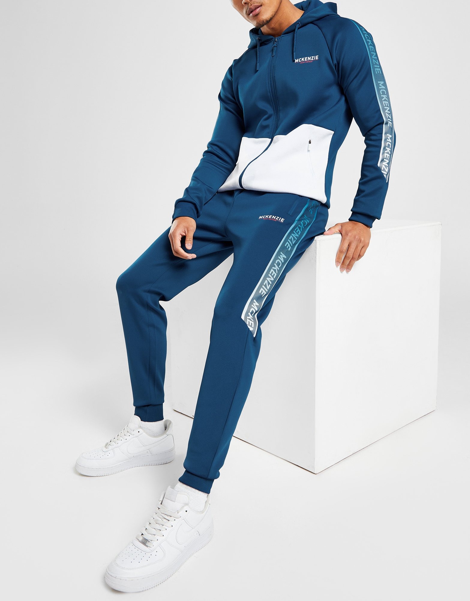Blue McKenzie Oli Fade Poly Track Pants JD Sports