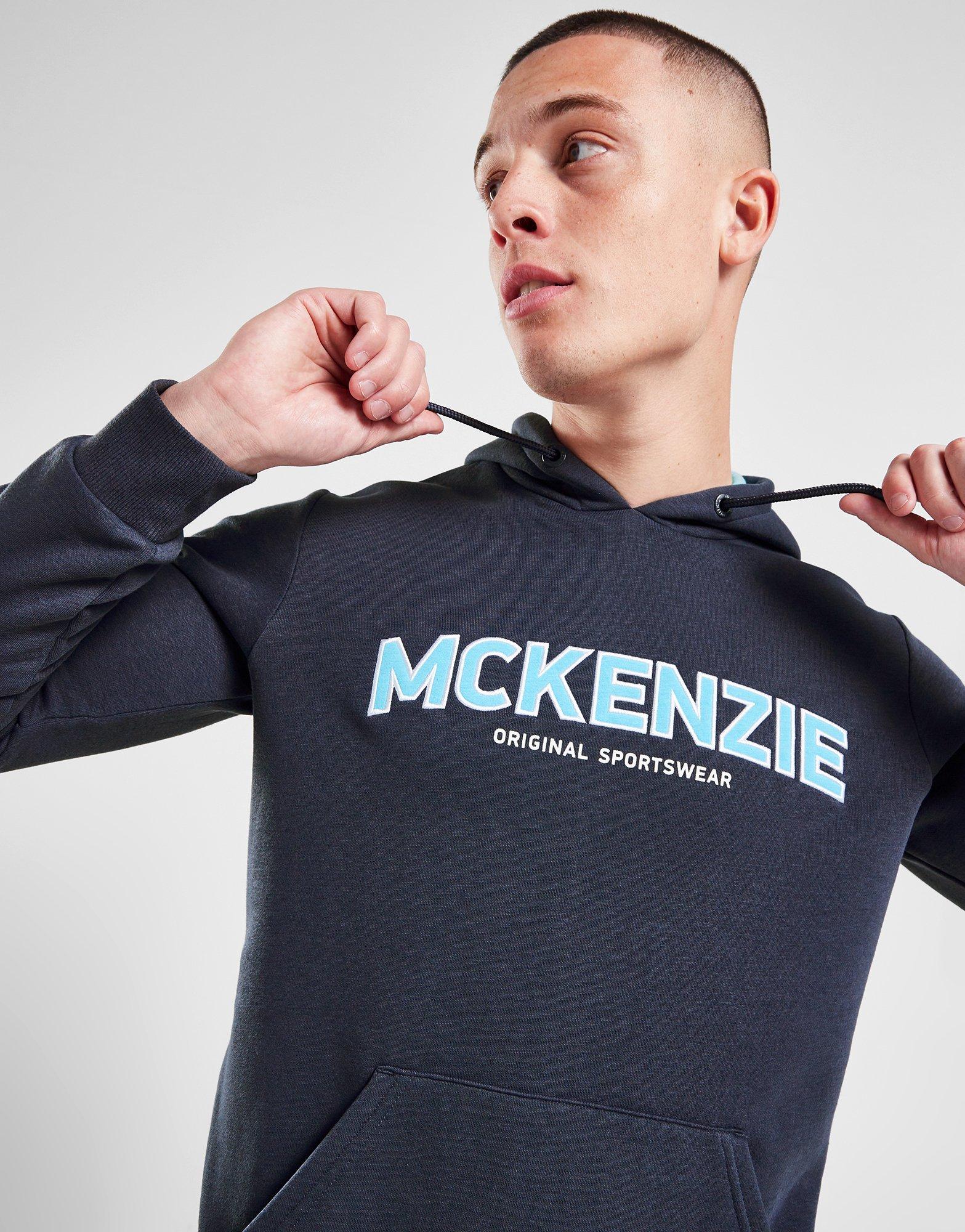 Navy McKenzie Bright Overhead Hoodie JD Sports