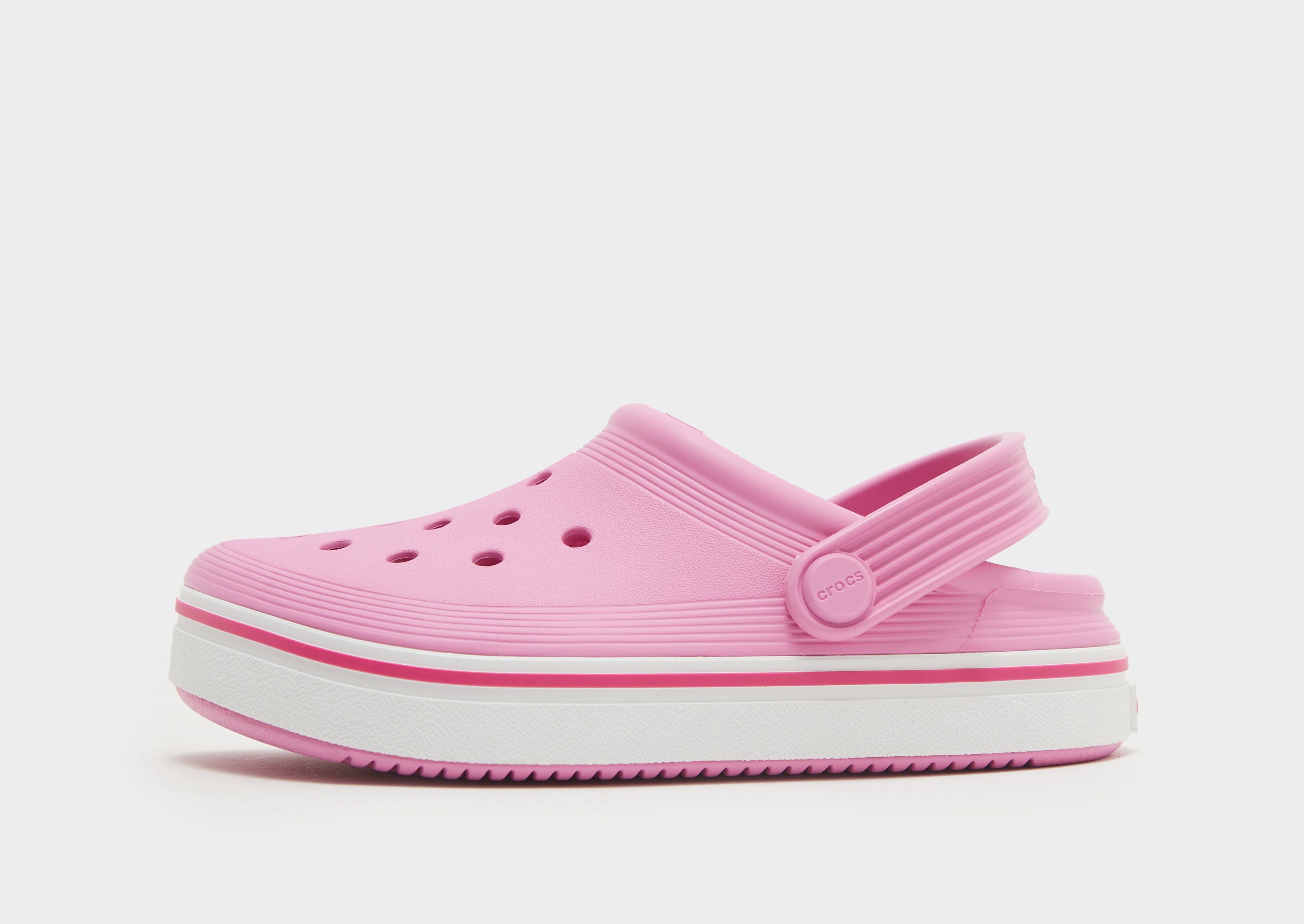Slides Crocs Crocband Pink Lemonade/ White