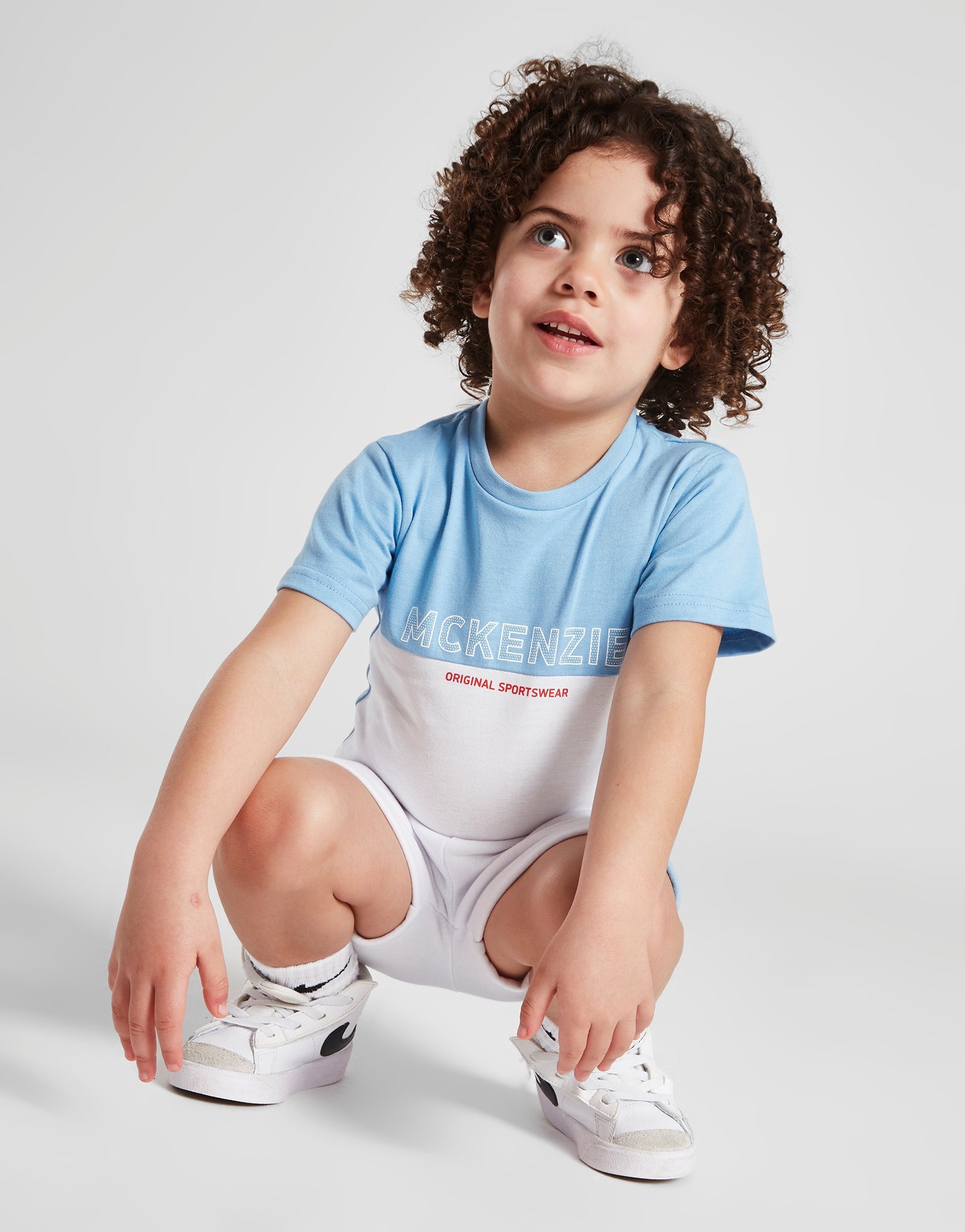 Blue McKenzie Micro Alley Colour Block T-Shirt/Shorts Set Infant | JD ...