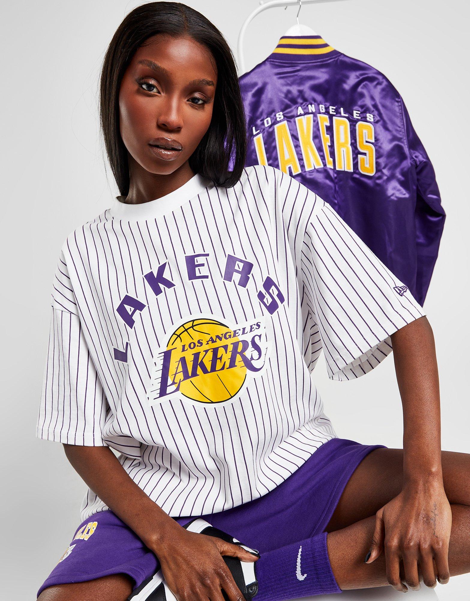 Buy NBA PINSTRIPE LOS ANGELES LAKERS LOGO OVERSIZED HOODY for EUR