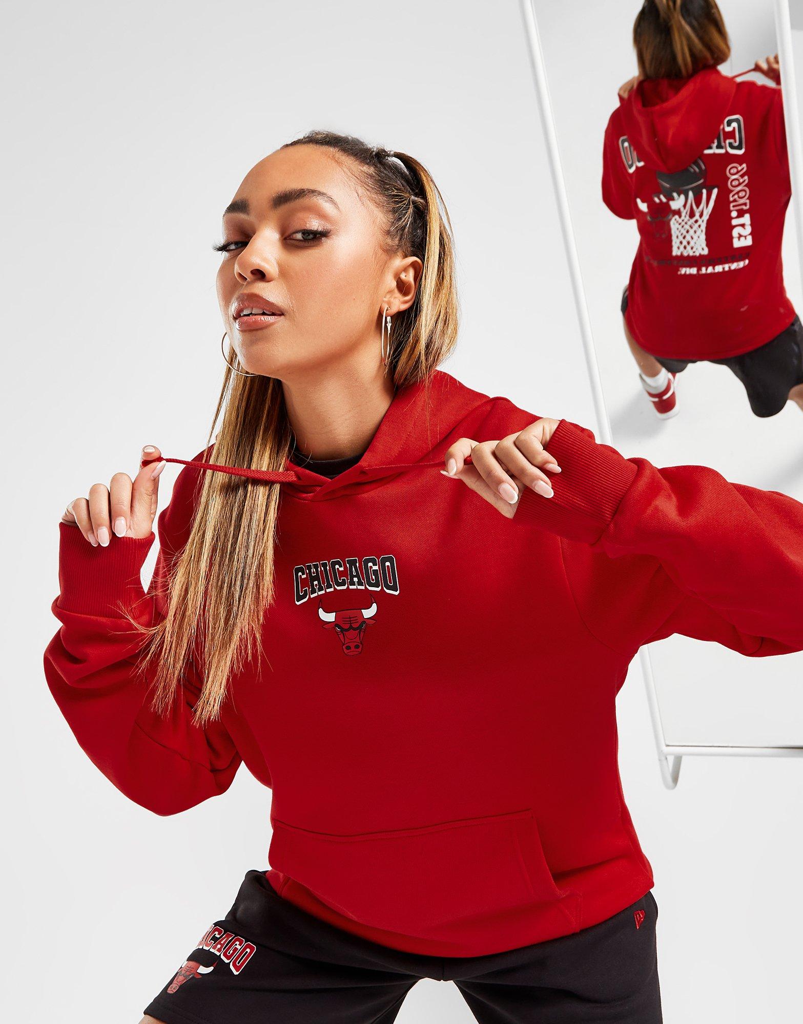 Chicago Bulls New Era Women's Color Pack Cropped Top Pullover