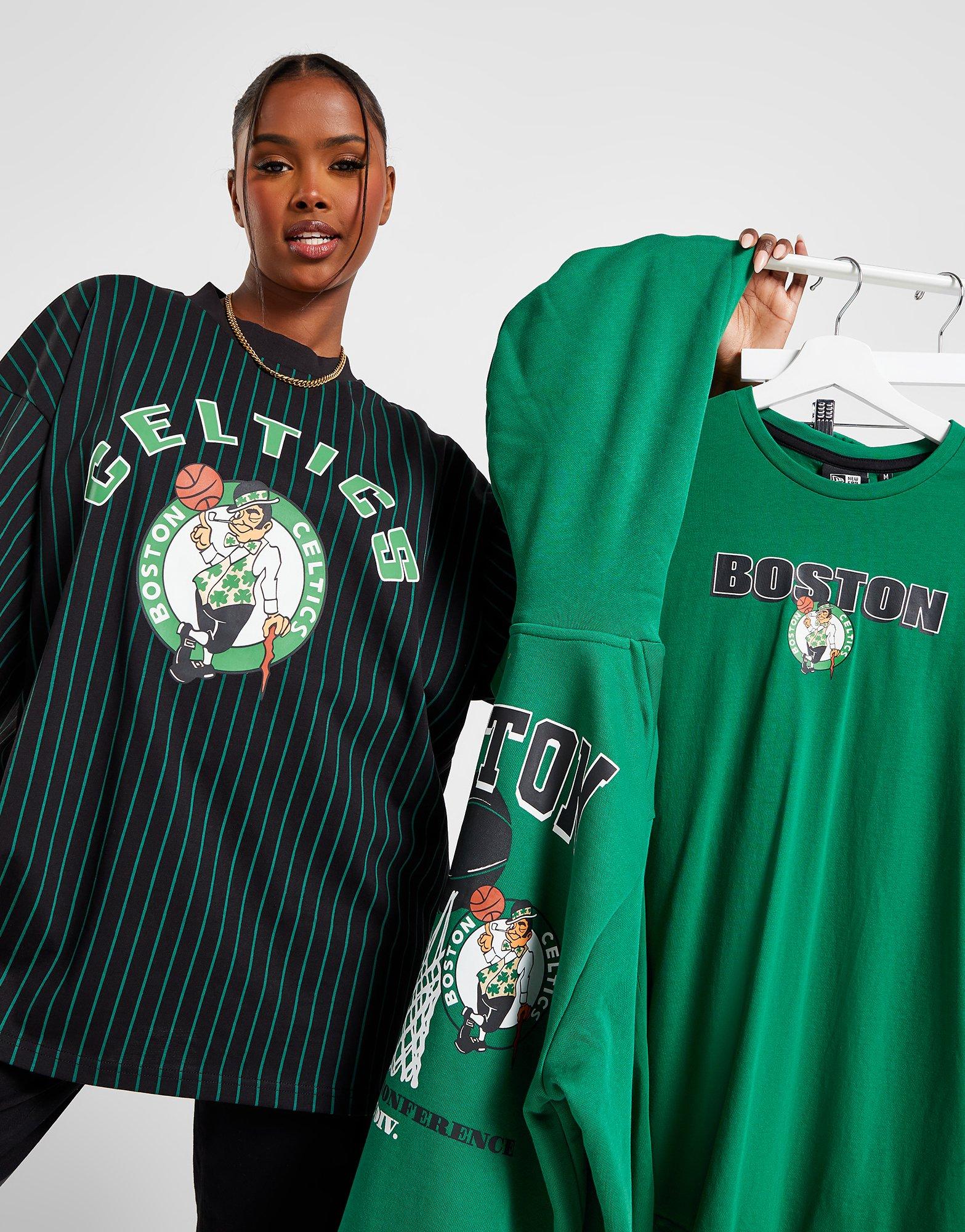 New Era camiseta NBA Boston Celtics Pinstripe en Negro | Sports España