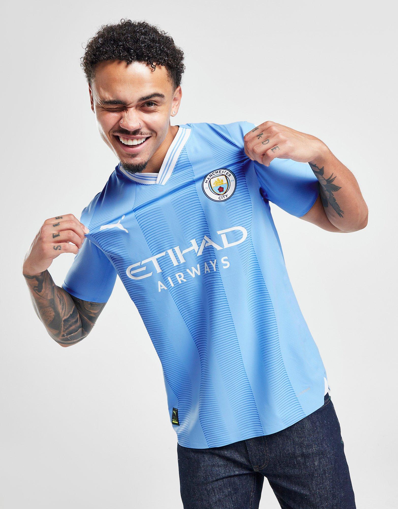 Blue Puma Manchester City FC 2023/24 Home Shirt - JD Sports Ireland