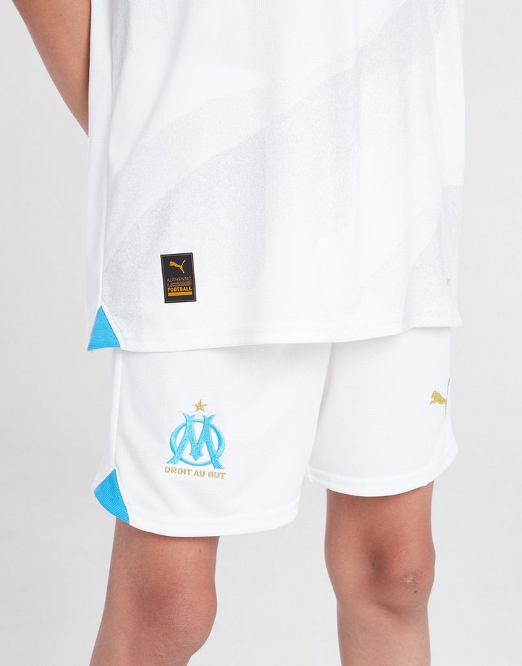 Puma Olympique Marseille 2023/24 Home Shorts Junior