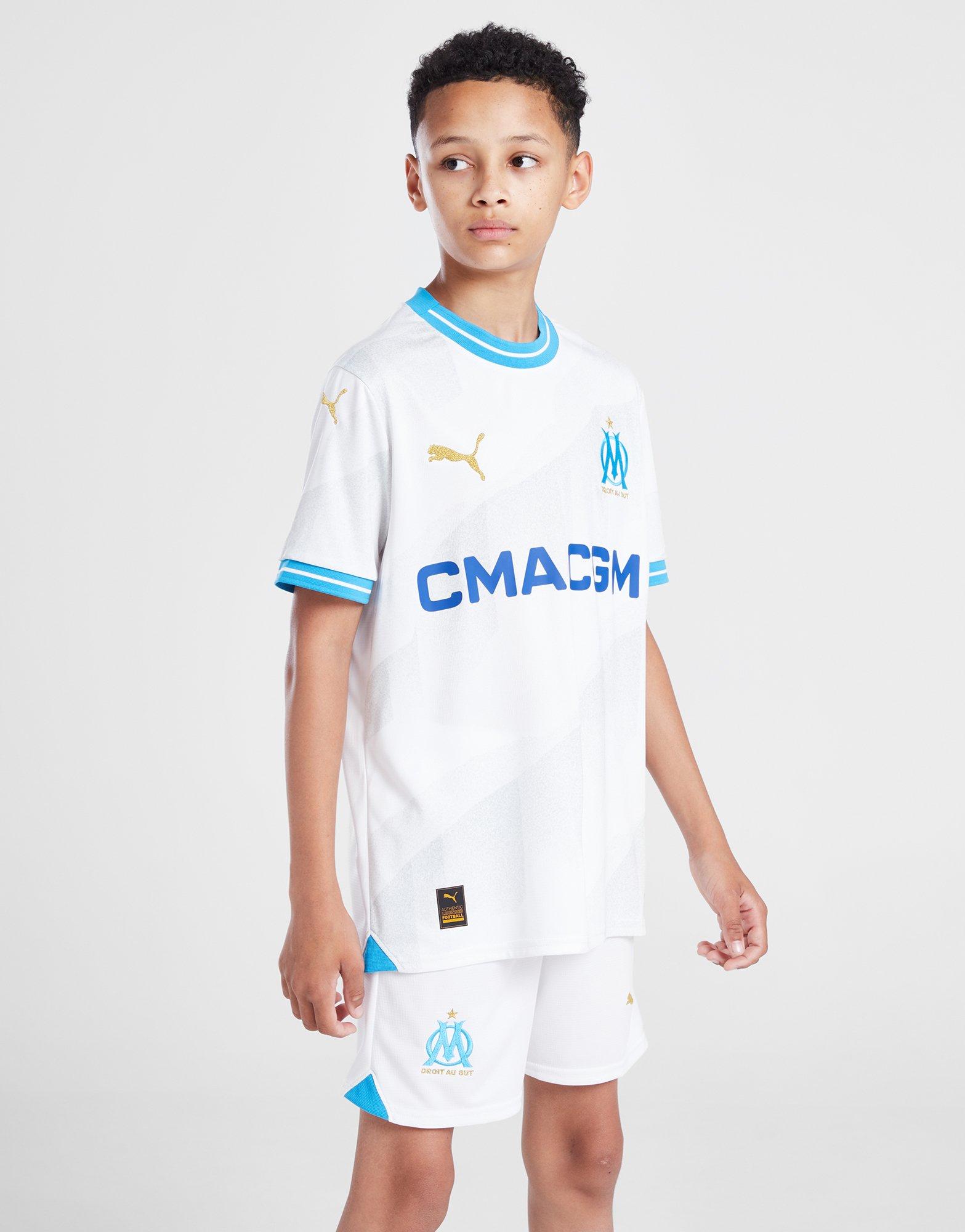 PUMA Olympique Marseille 2023/24 Home Shorts Junior
