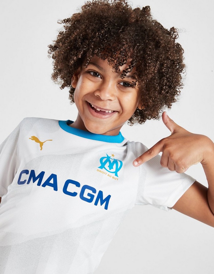 Puma Olympique Marseille 2023/24 Home Kit Children