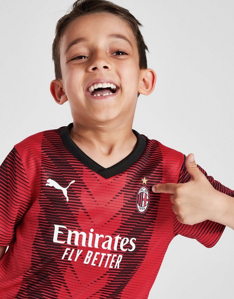 Puma AC Milan 2023/24 Home Kit Children