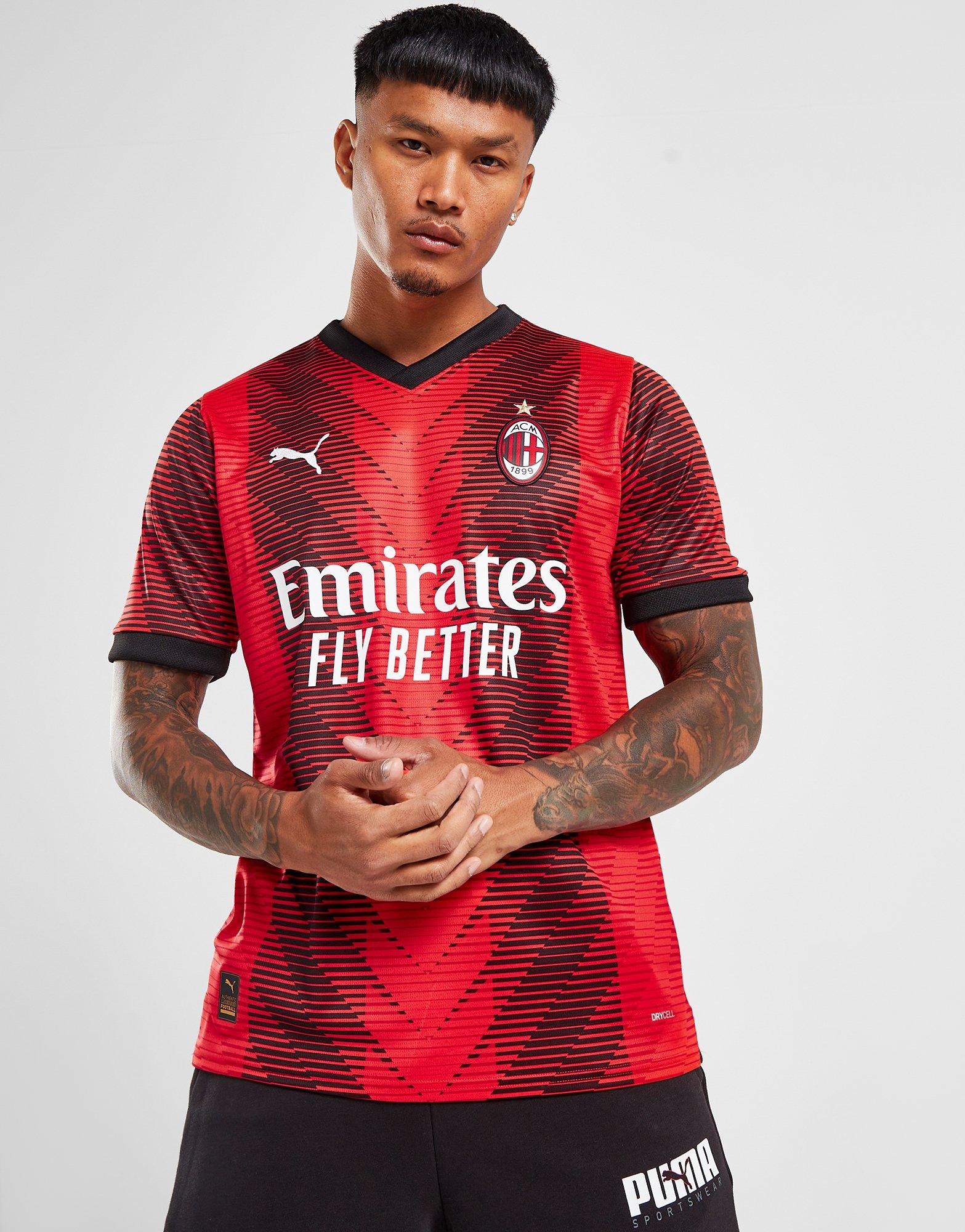 Puma AC Milan 2023/24 Home Shirt in Rosso