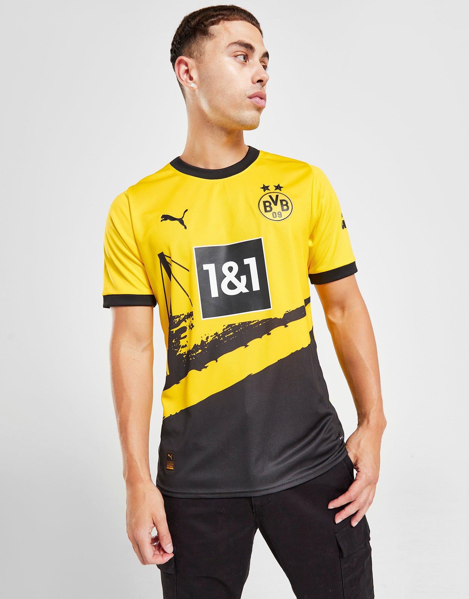 Yellow Puma Dortmund 2023 Home Shirt Sports Global