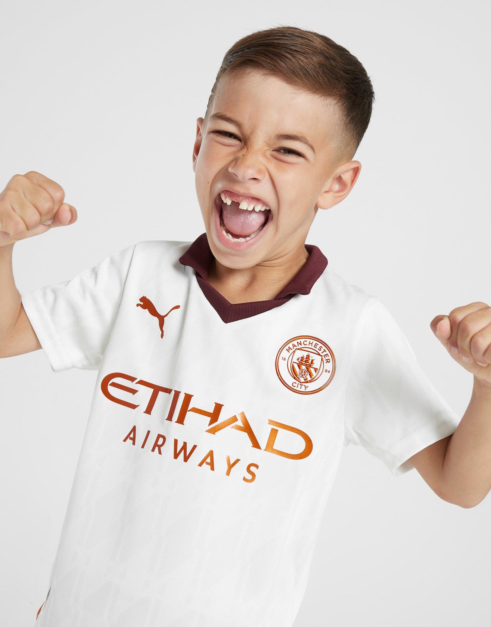 Youth Puma Julián Álvarez White Manchester City 2023/24 Away