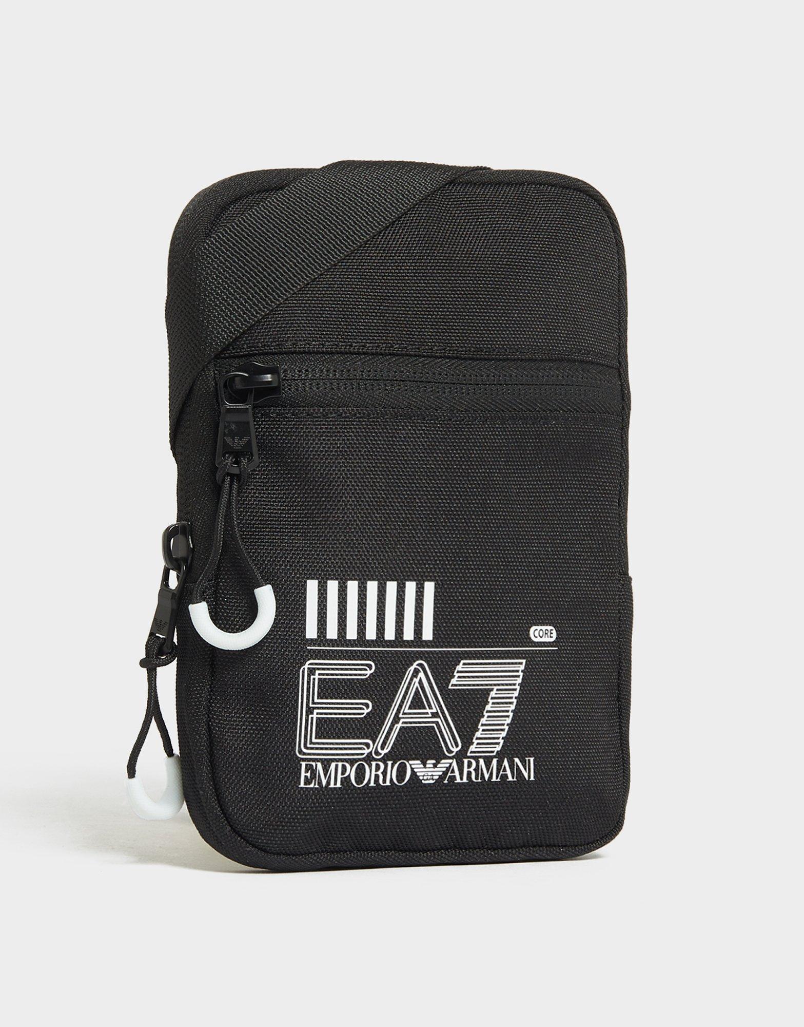 EA7 Train mini pouch cross body bag in black - Latin-american-cam
