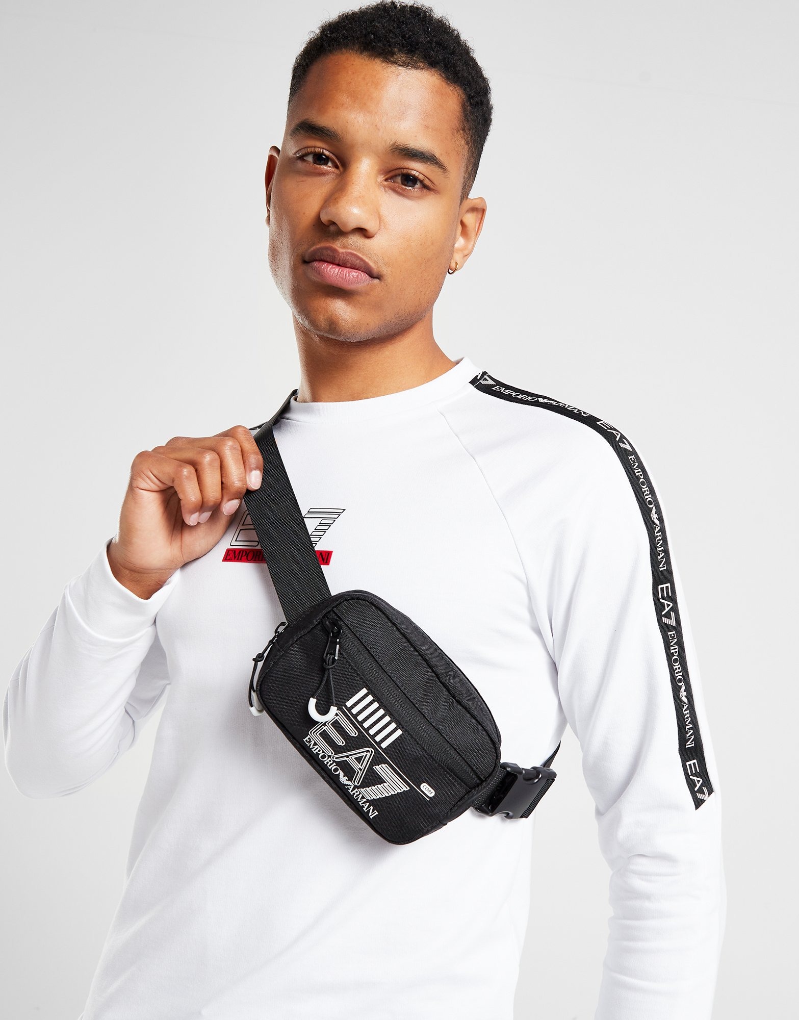 Black Emporio Armani EA7 Train Core Belt Bag - JD Sports