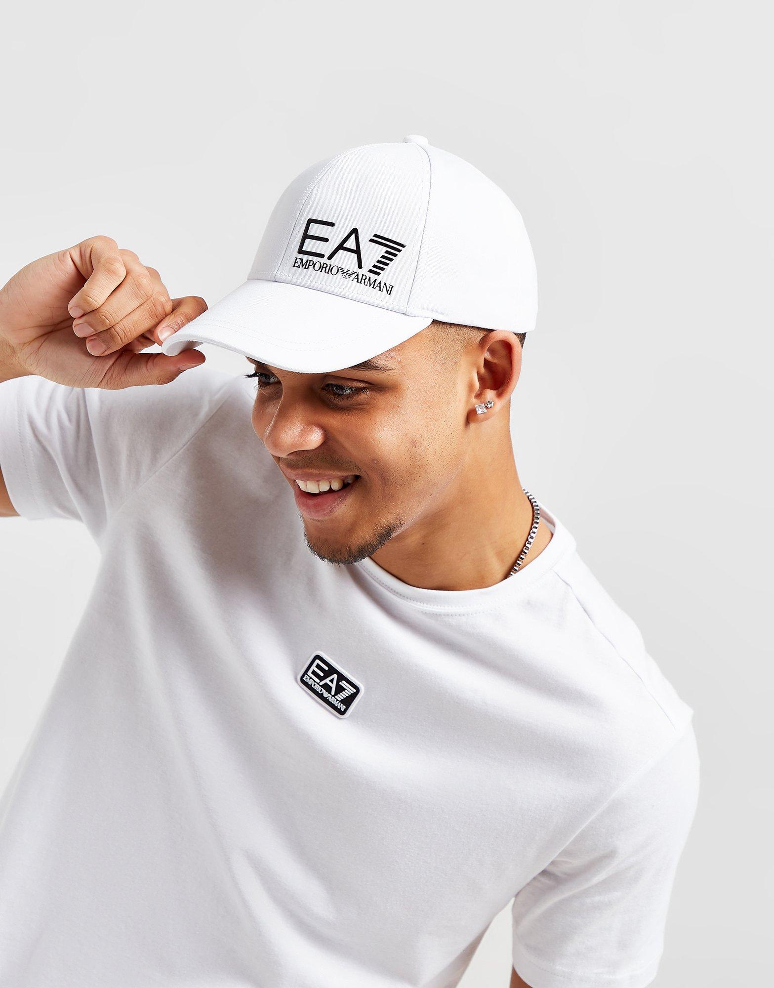 White Emporio Armani EA7 Training Logo Cap JD Sports Global