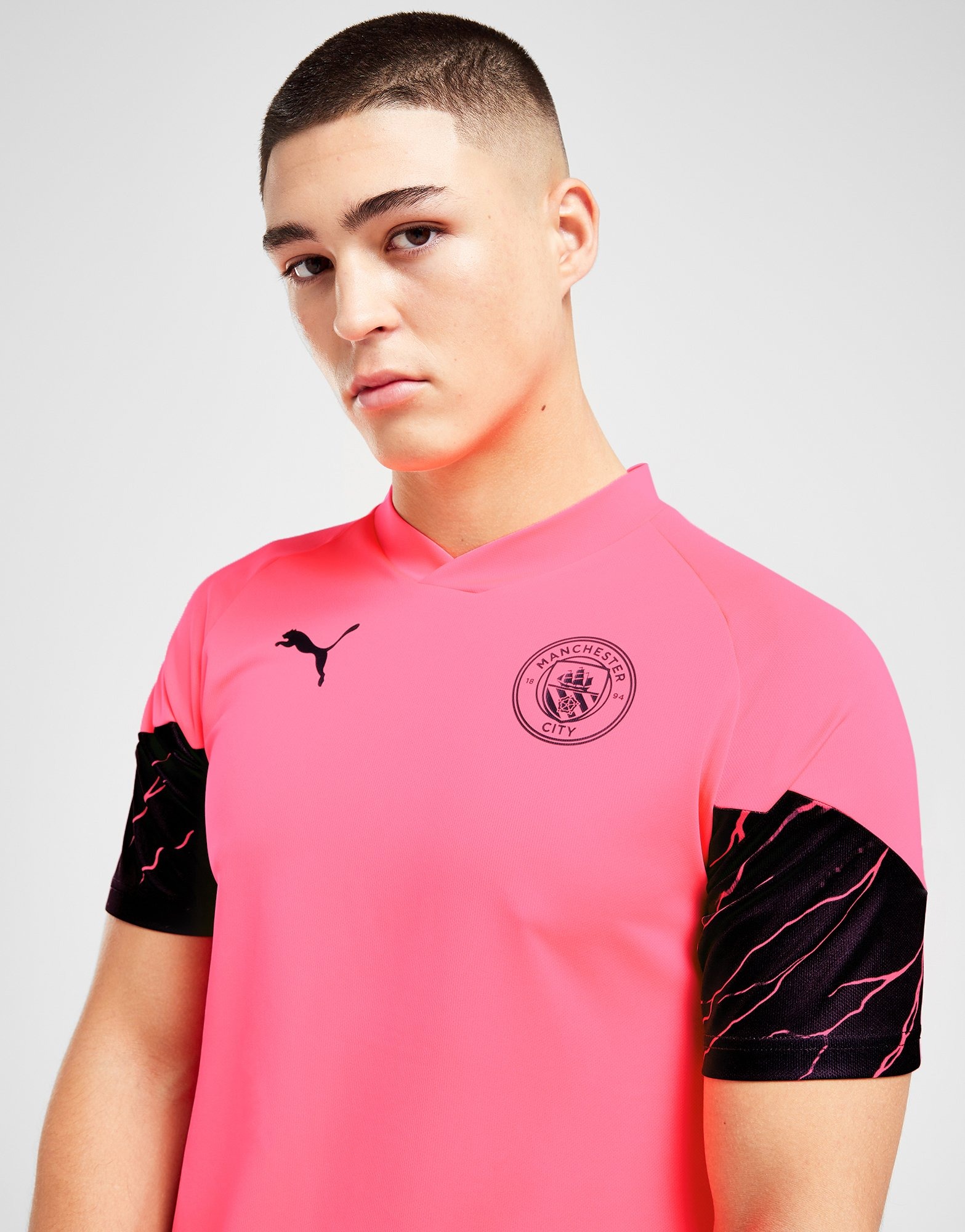 - Manchester FC JD Puma Sports Pink City Training Global Shirt