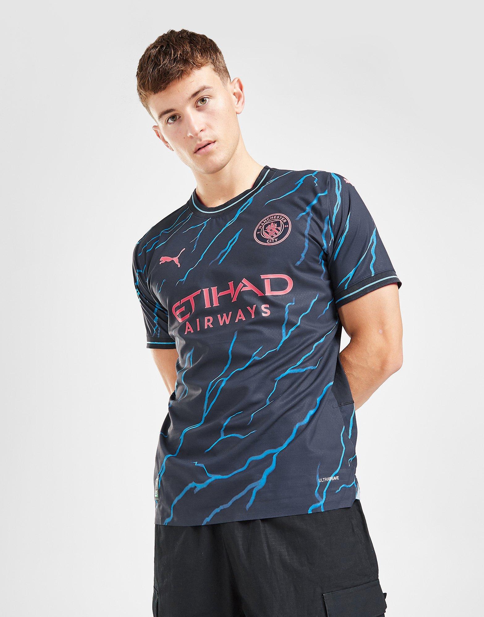 Puma Veste d'Avant-Match Manchester City FC Homme Bleu- JD Sports France