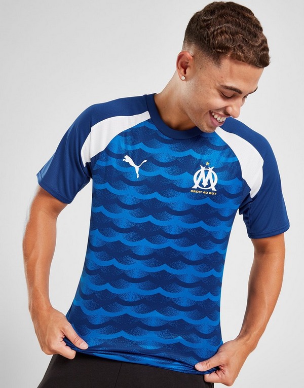 Puma Maillot d'Avant-Match Olympique de Marseille Homme Bleu- JD Sports  France