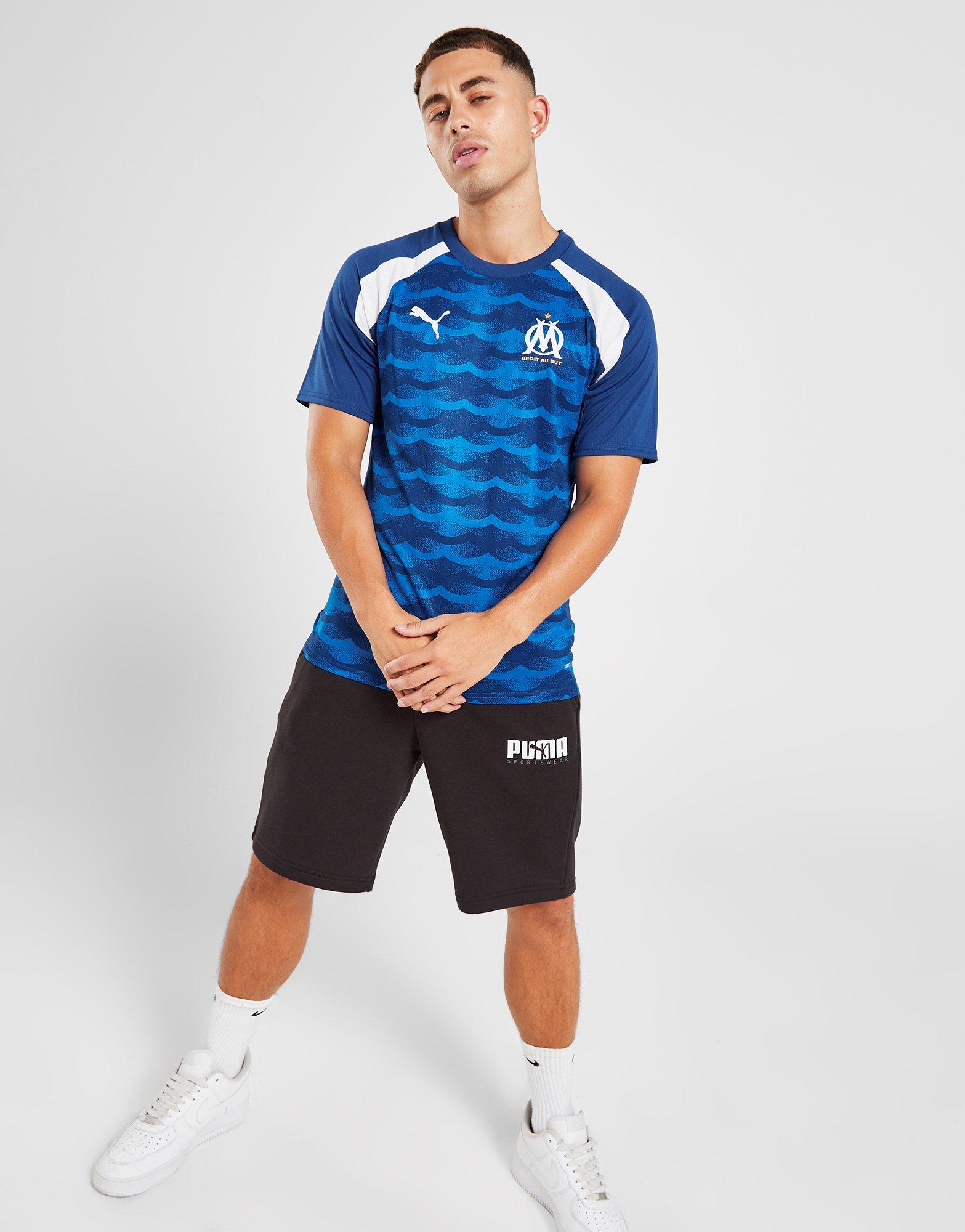 Puma Maillot d'Avant-Match Olympique de Marseille Homme Blanc- JD