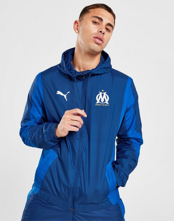 Marseille Deutschland Blau Match - Pre Olympique JD Anthem Sports Jacket FC Puma