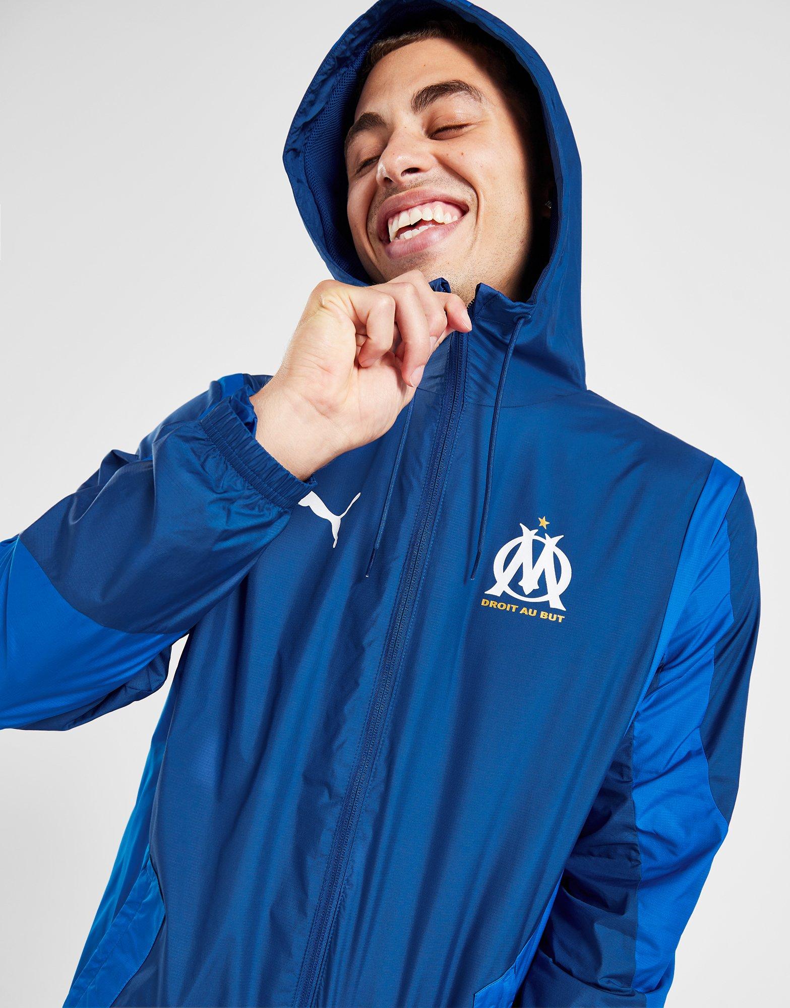 Puma Maillot d'Avant-Match Olympique de Marseille Homme Bleu- JD