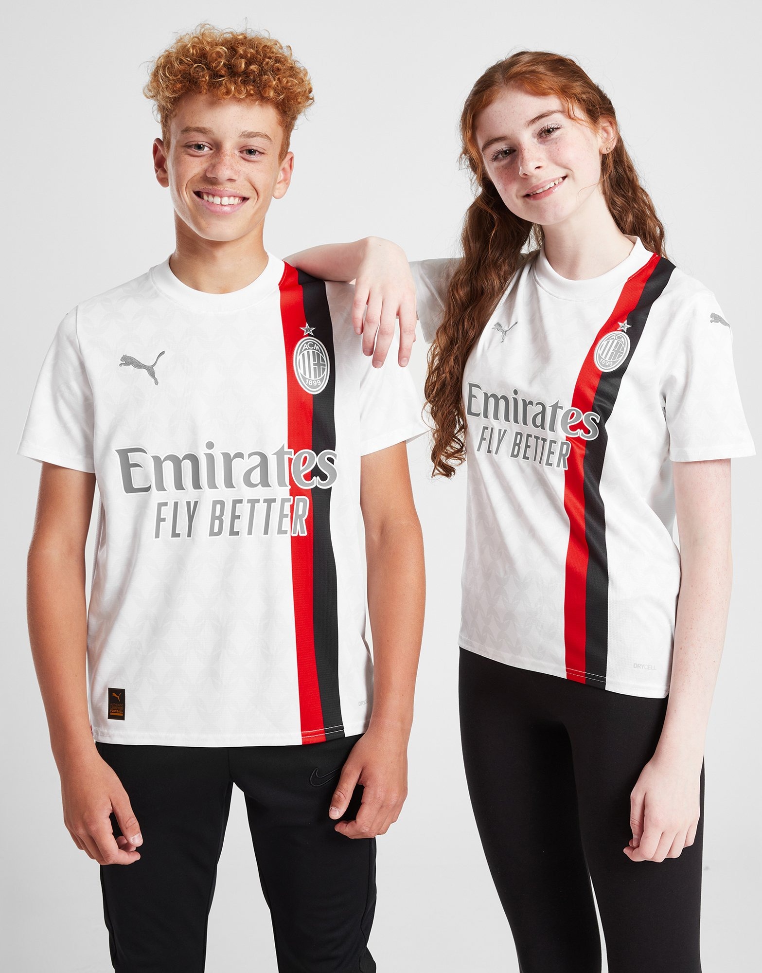 Puma Men's AC Milan 2023/24 Away Jersey White/Grey, M