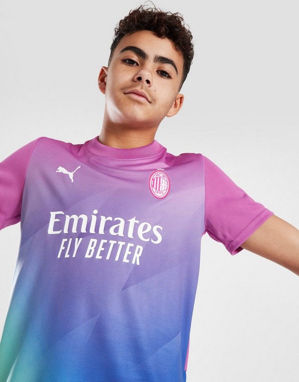 Pink Puma AC Milan 2023/24 Third Shirt Junior - JD Sports Global