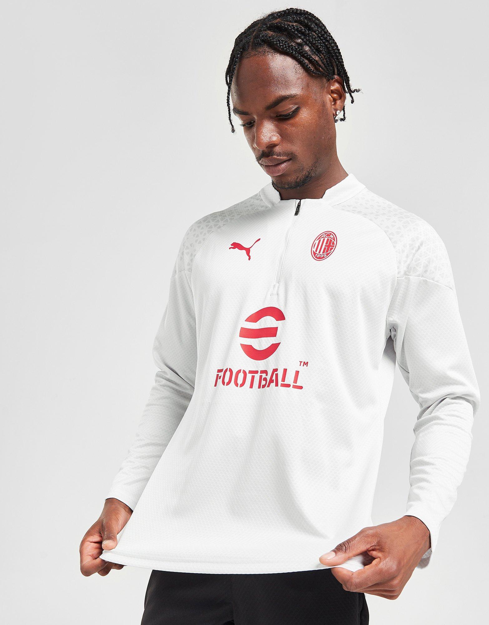 Puma Haut d'entraînement zippé AC Milan Homme Gris- JD Sports France