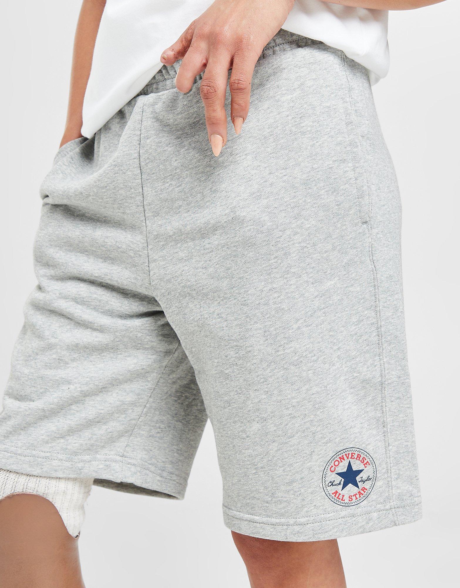 Grey converse store shorts mens