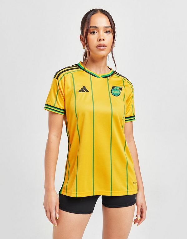 Rebelión acoplador el estudio Yellow adidas Jamaica 2023 Home Shirt Women's | JD Sports UK