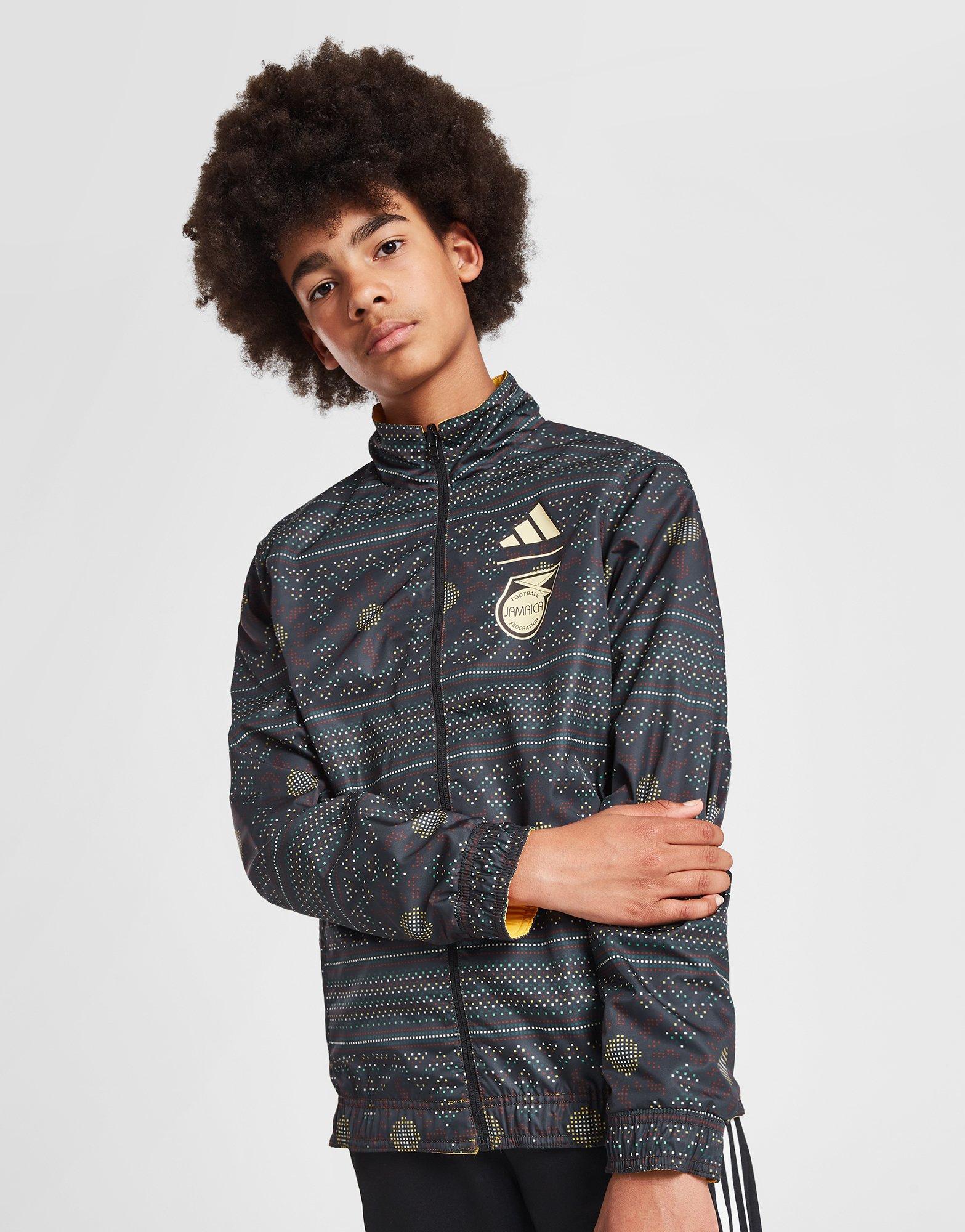 adidas Jamaica Anthem Reversible Jacket Junior