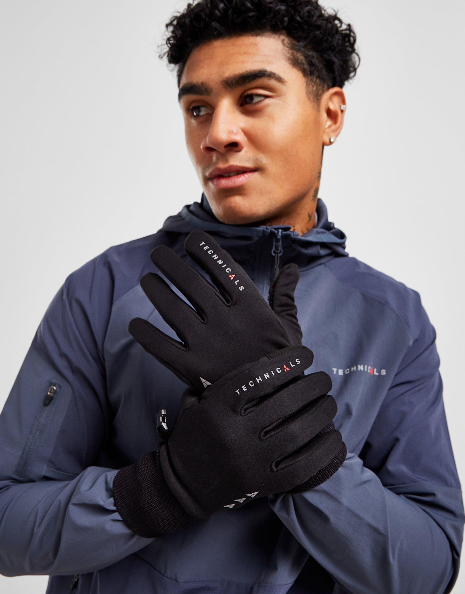 Gants de course réfléchissants MP – Noir