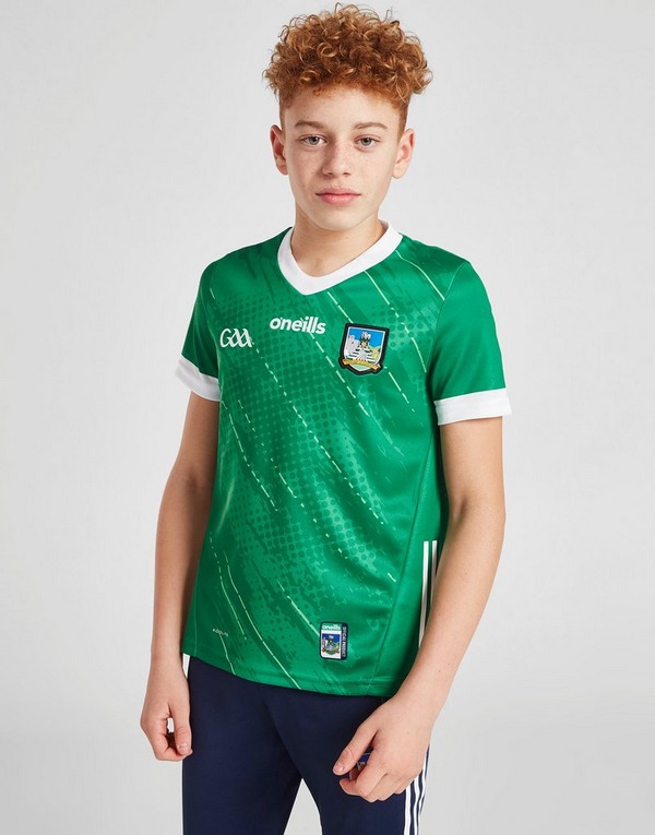 Green O'Neills Limerick GAA Home Shirt Junior - JD Sports Ireland
