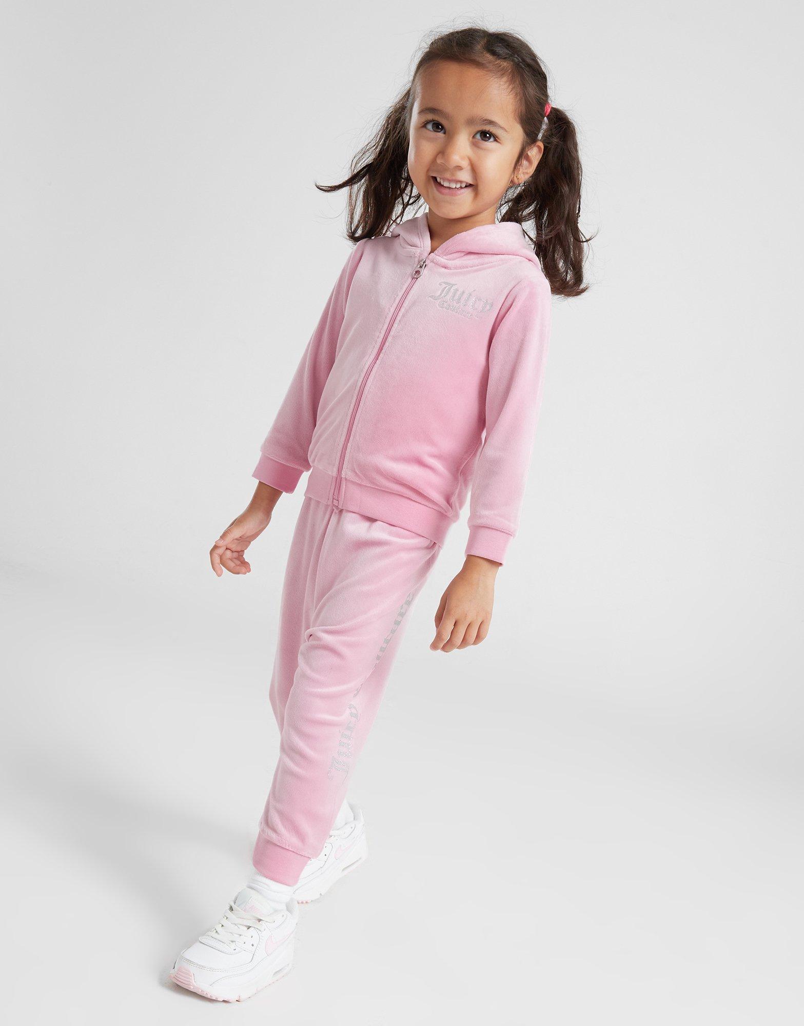 Pink JUICY COUTURE Girls' Cuffed Tracksuit Junior - JD Sports NZ