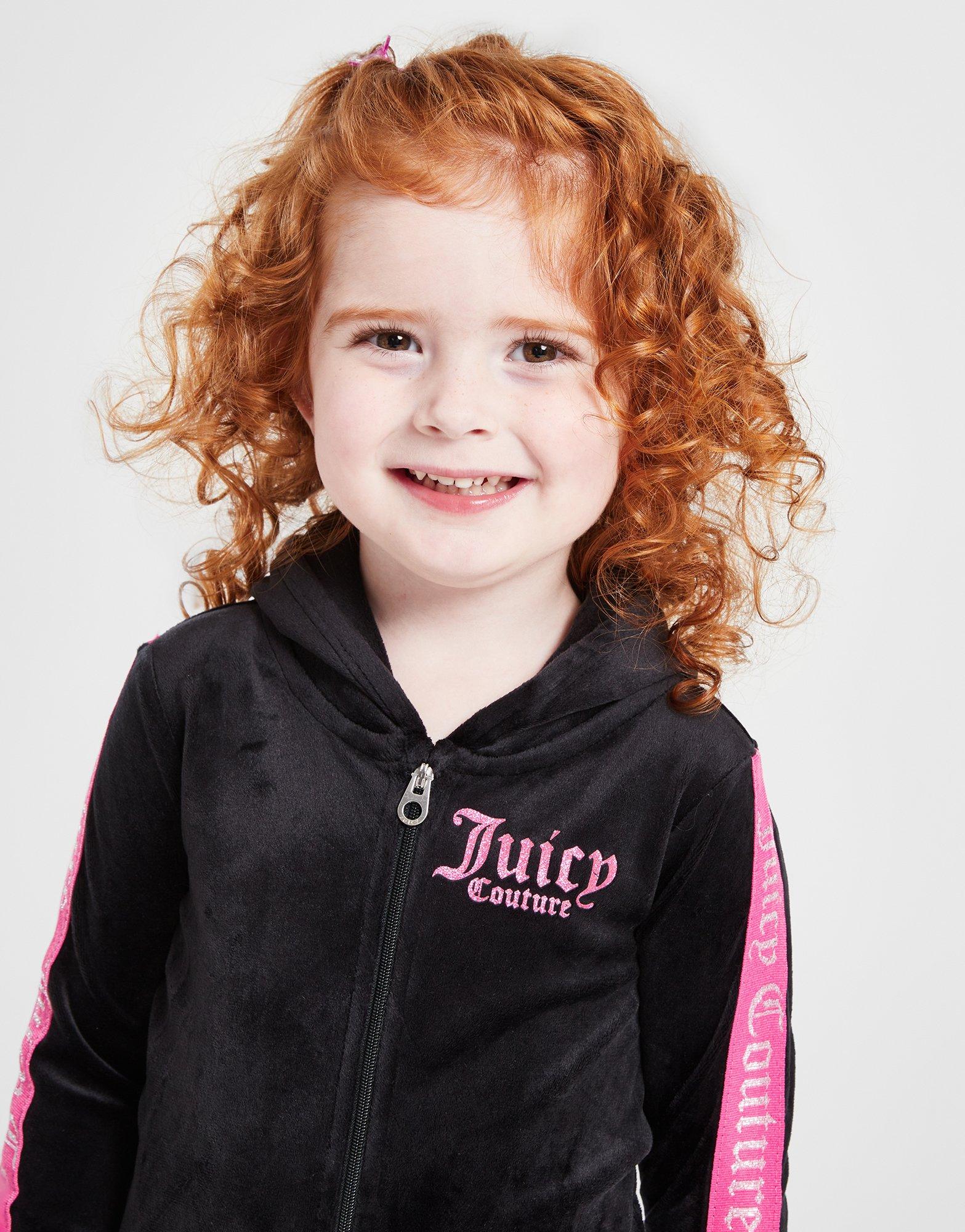 Black JUICY COUTURE Girls' Velour Tape Full Zip Tracksuit Infant - JD  Sports NZ