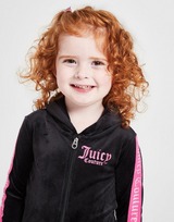 JUICY COUTURE Girls' Velour Tape Full Zip fato de treino Infant