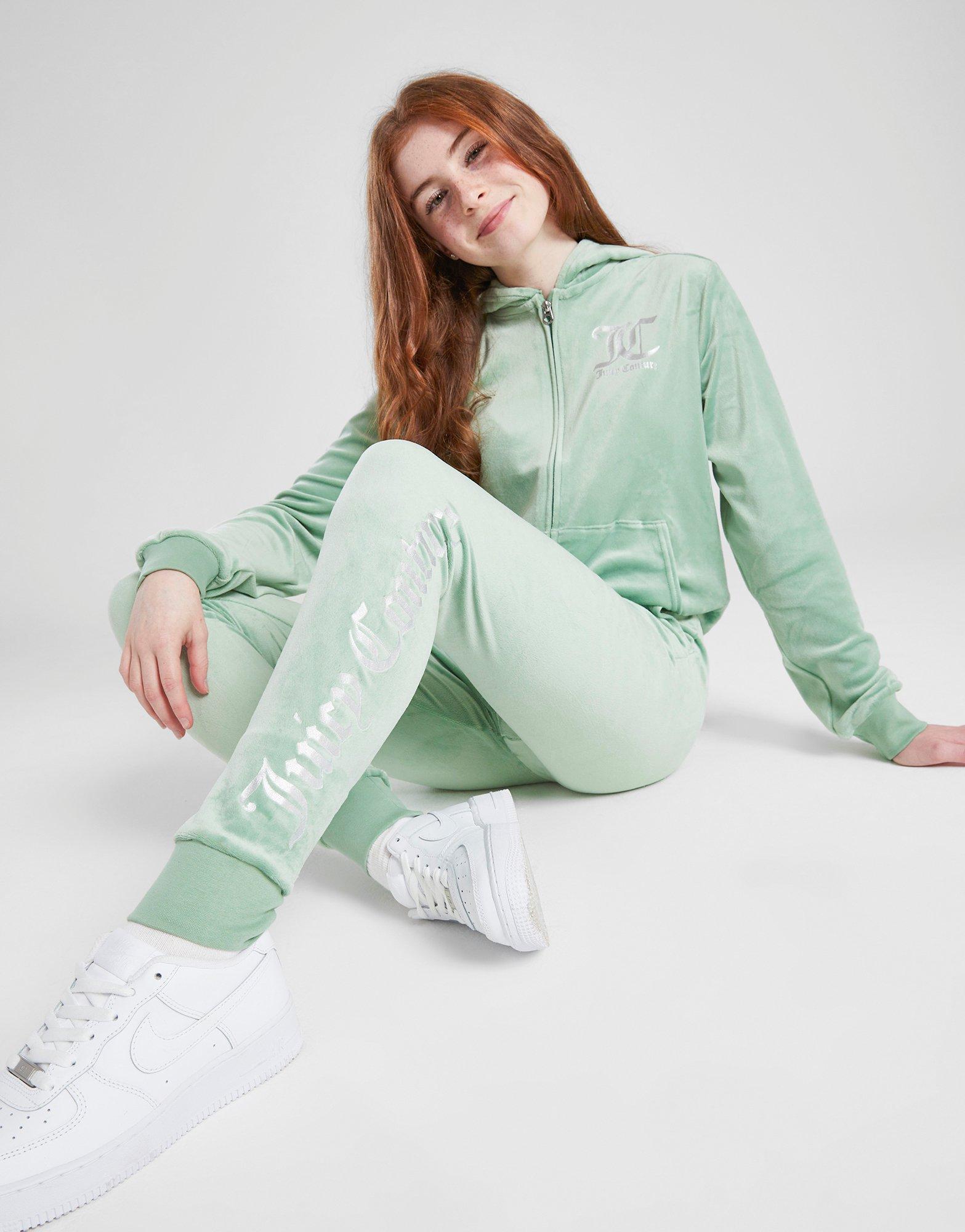 Green JUICY COUTURE Girls' Cuffed Tracksuit Junior - JD Sports Global