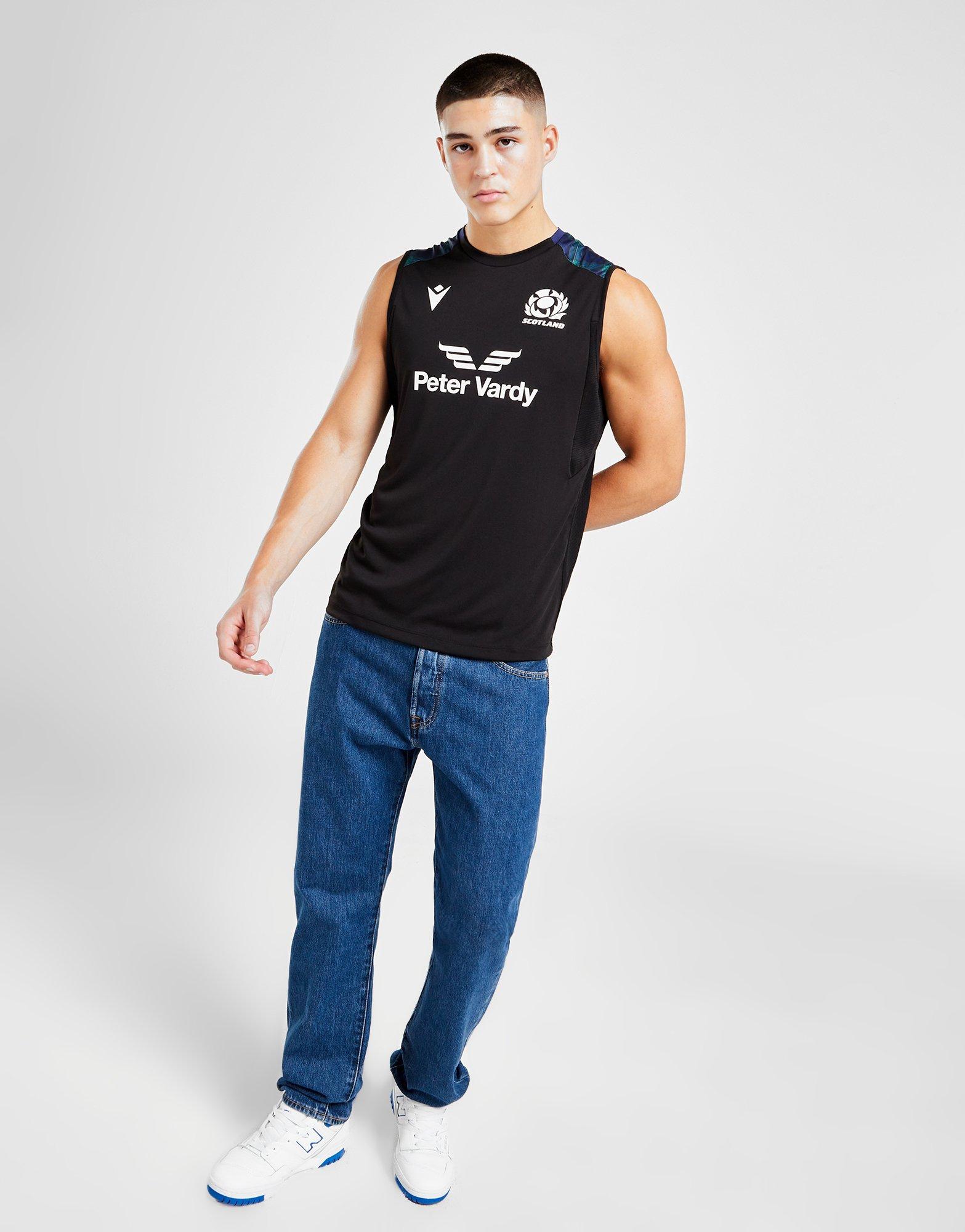 Macron Scotland Rugby Union 2023 Poly Sleeveless Top